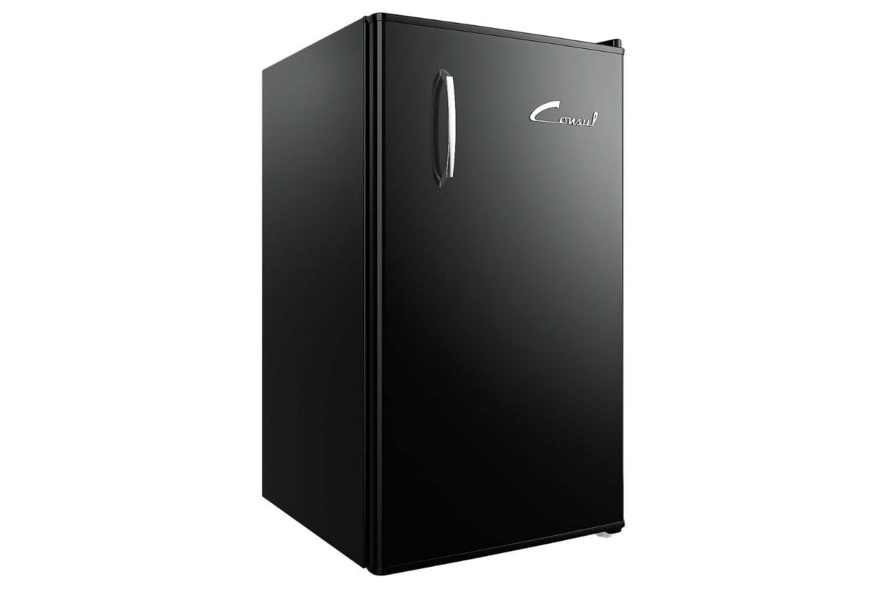 Seu frigobar com eficiência energética comprovada que economiza até 9% de energia elétrica no ano.¹ Bom para o bolso e o planeta.