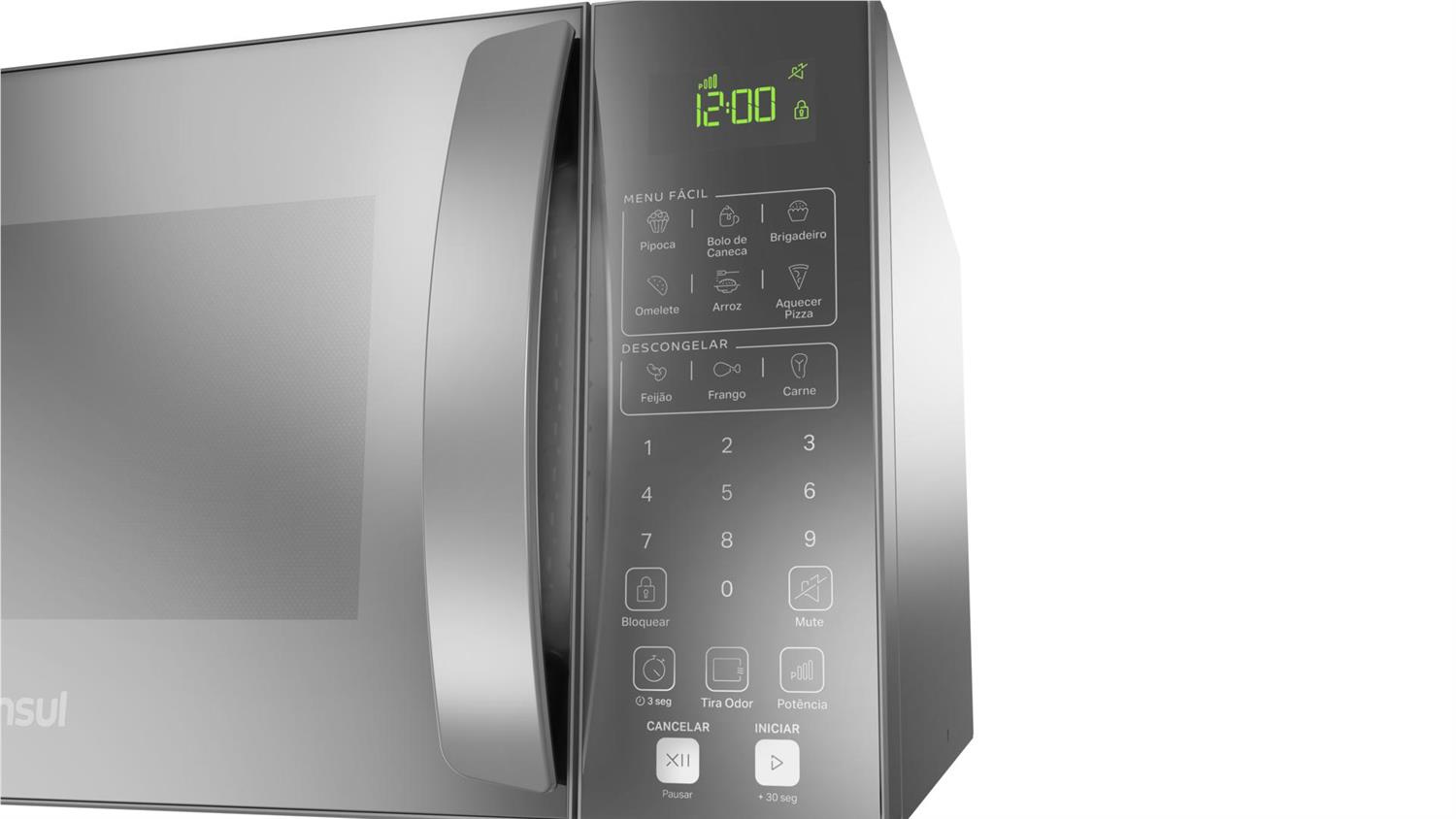 Use esta função como um temporizador de cozinha. O Timer fará uma contagem regressiva e ao final do tempo programado será emitido um sinal sonoro pelo micro-ondas.