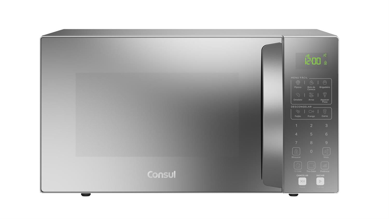 São 10 níveis de potência para selecionar o ideal para cada receita. Precisão no preparo e economia de energia.
