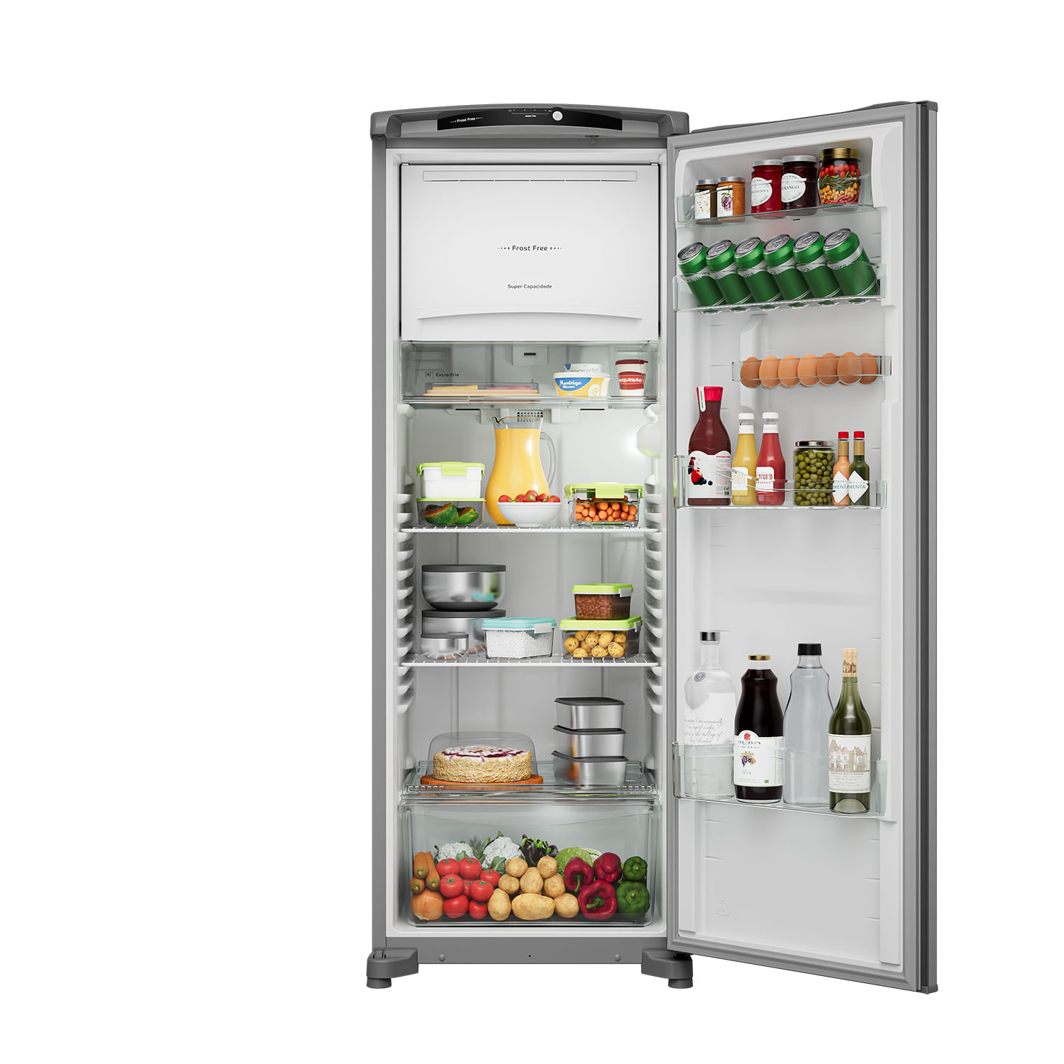 Deixa suas frutas, verduras e legumes organizados, mantendo-os fresquinhos.