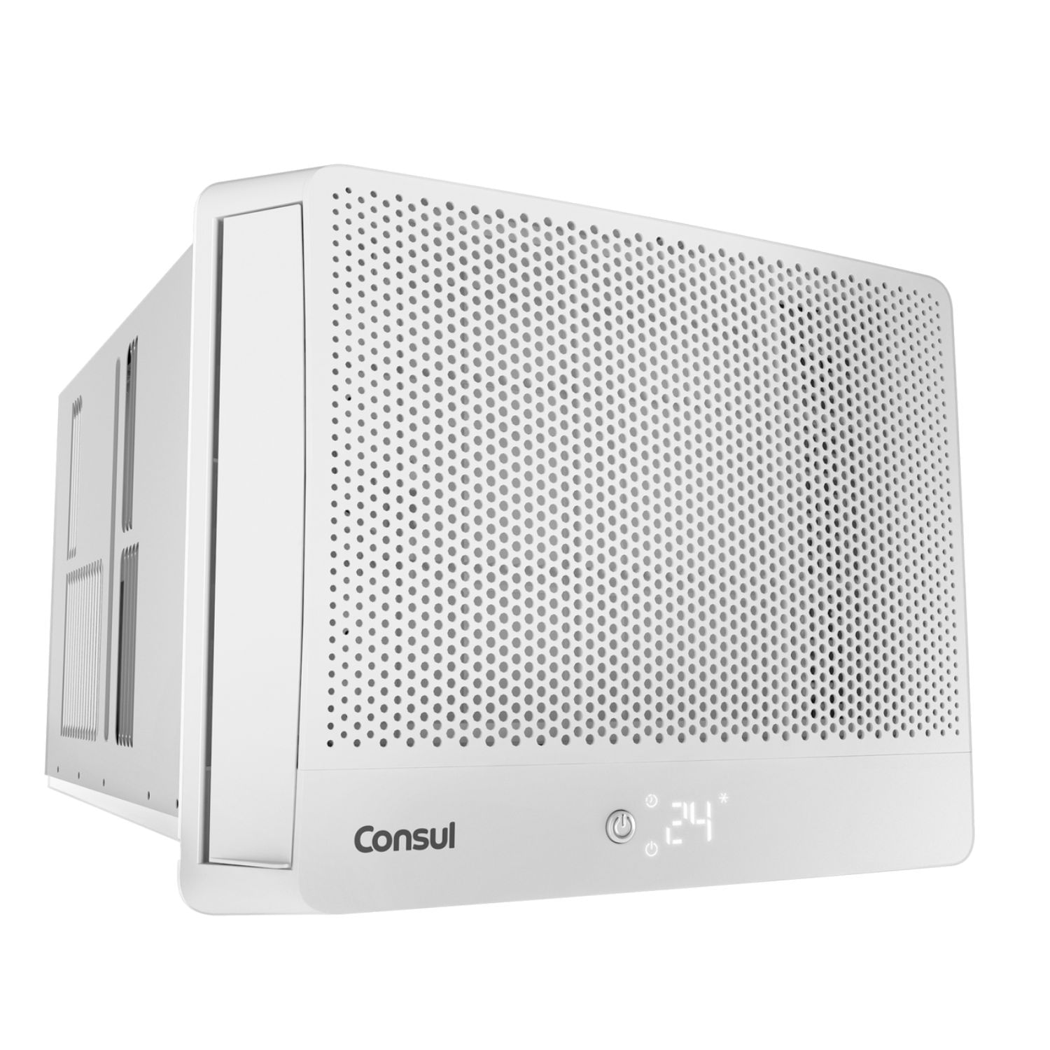 Valorize a sua decoração com o formato funcional e discreto do ar condicionado Consul*.
