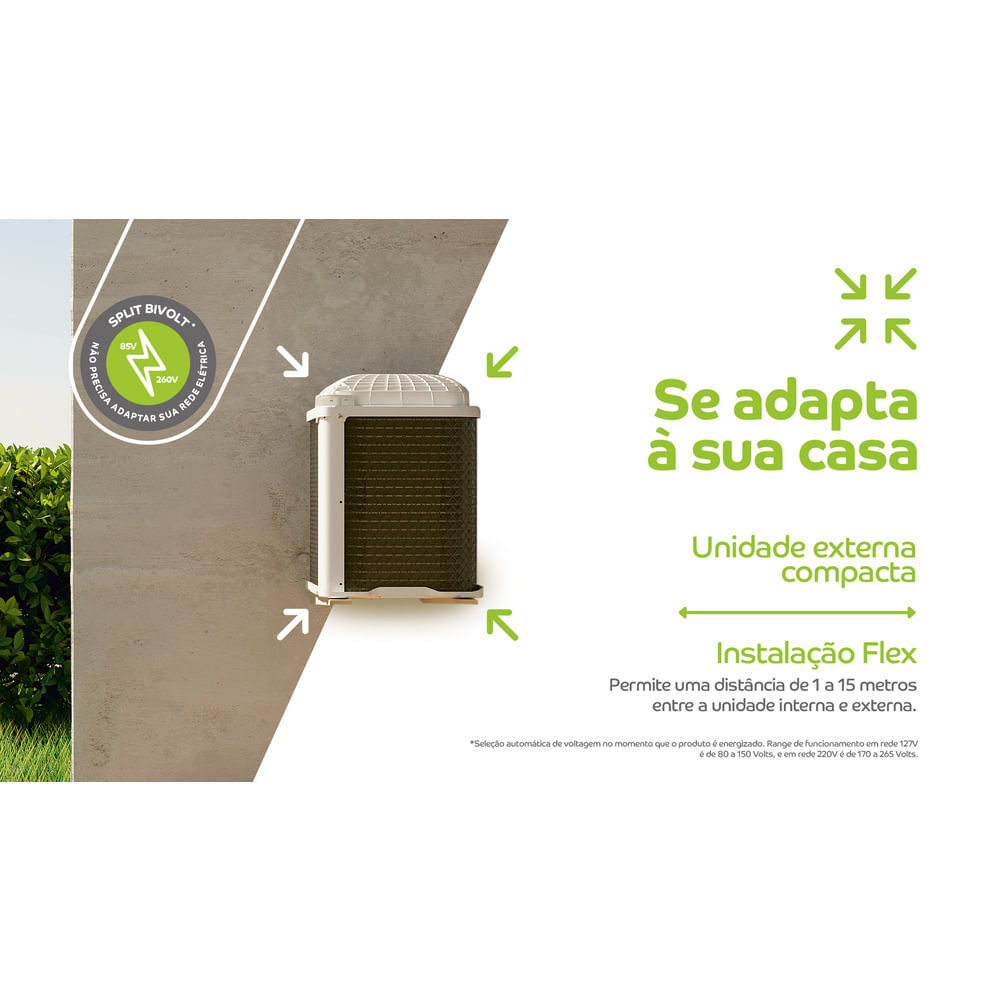 Não precisa adaptar sua rede elétrica