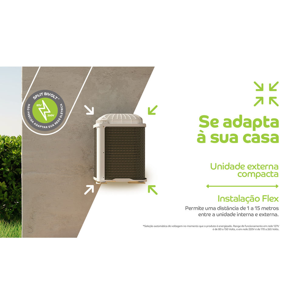 Não precisa adaptar sua rede elétrica