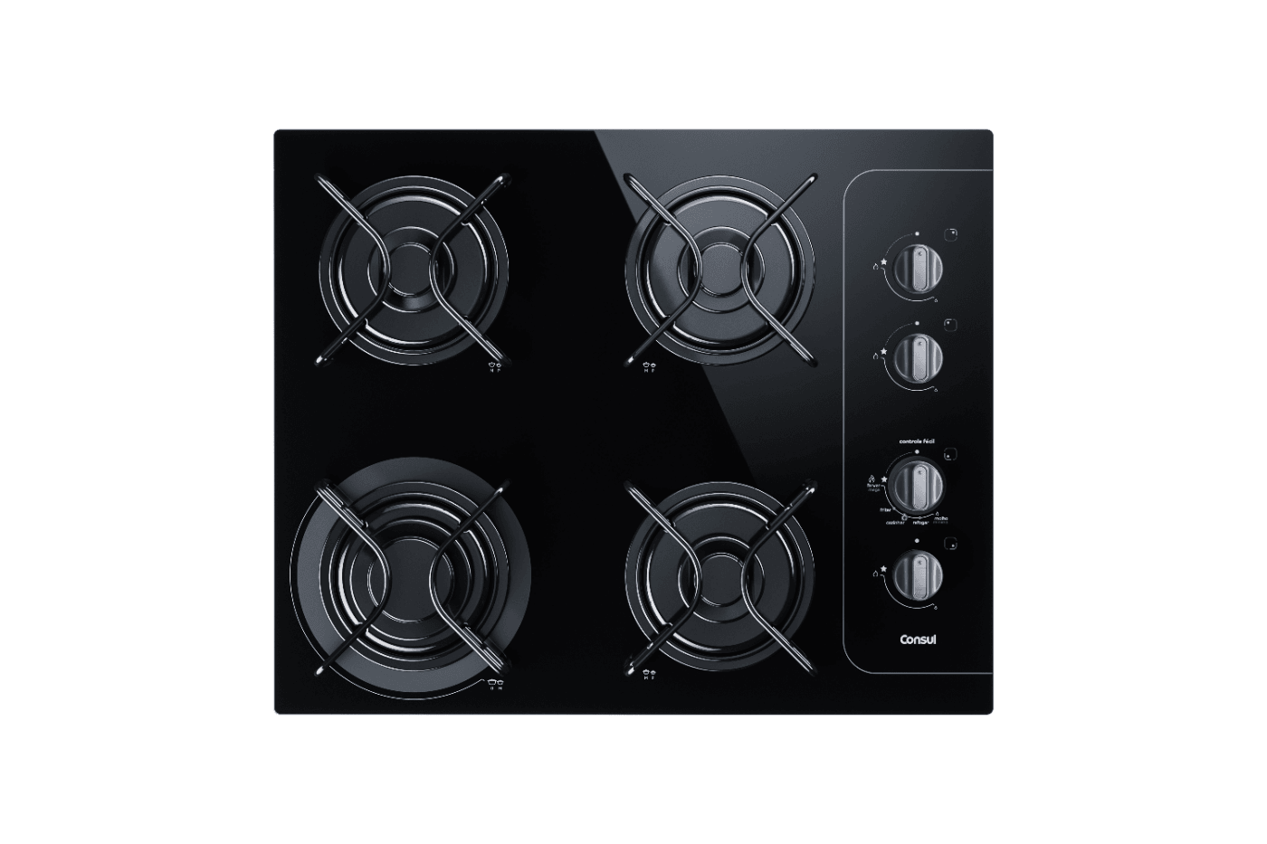 Os discos dos queimadores são esmaltados, sendo mais resistentes do que discos de apoio em aço inox. É mais durabilidade para o seu produto.