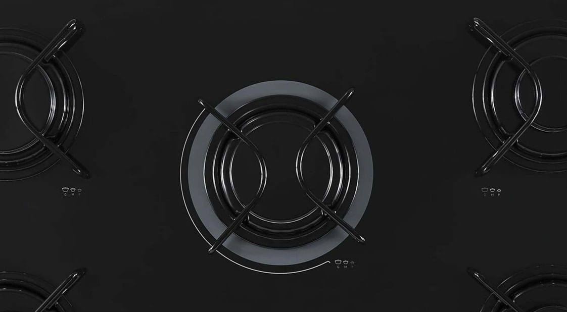 Os botões do Cooktop são removíveis, facilitando seu trabalho na hora de limpar.