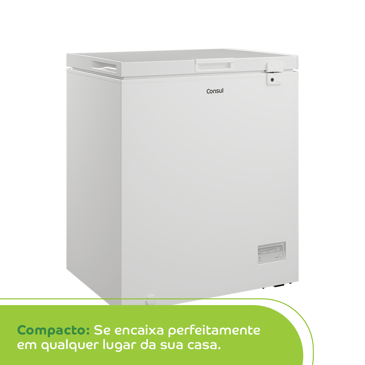 Este freezer é o complemento ideal para sua geladeira, espaçoso por dentro e se encaixa perfeitamente em qualquer lugar da sua casa.