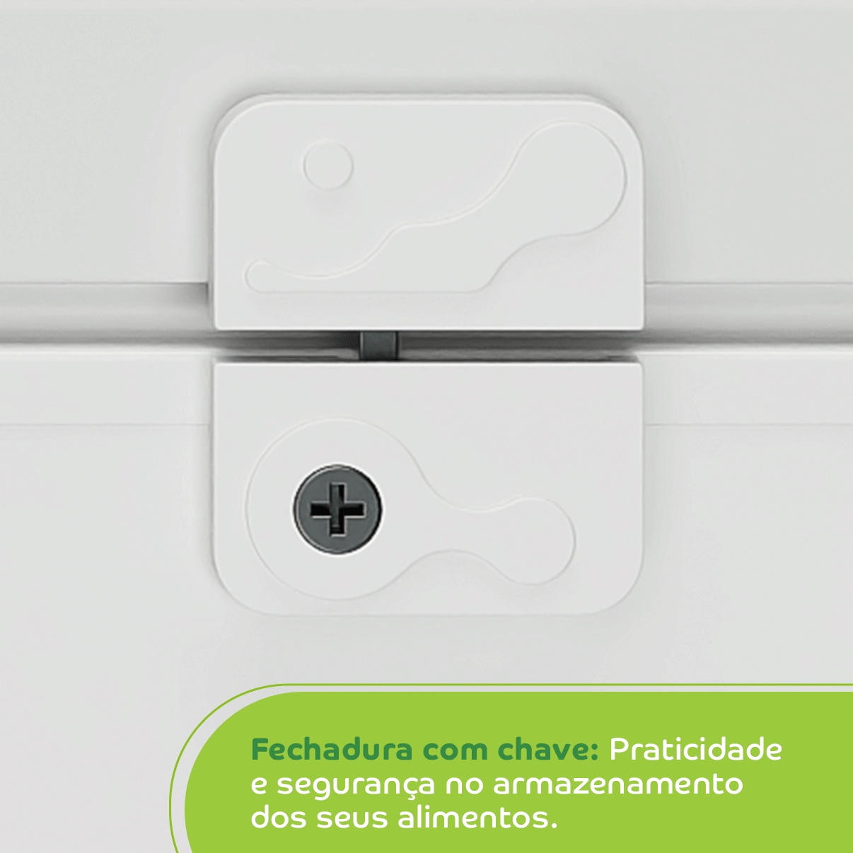 Praticidade e segurança no armazenamento dos seus alimentos.