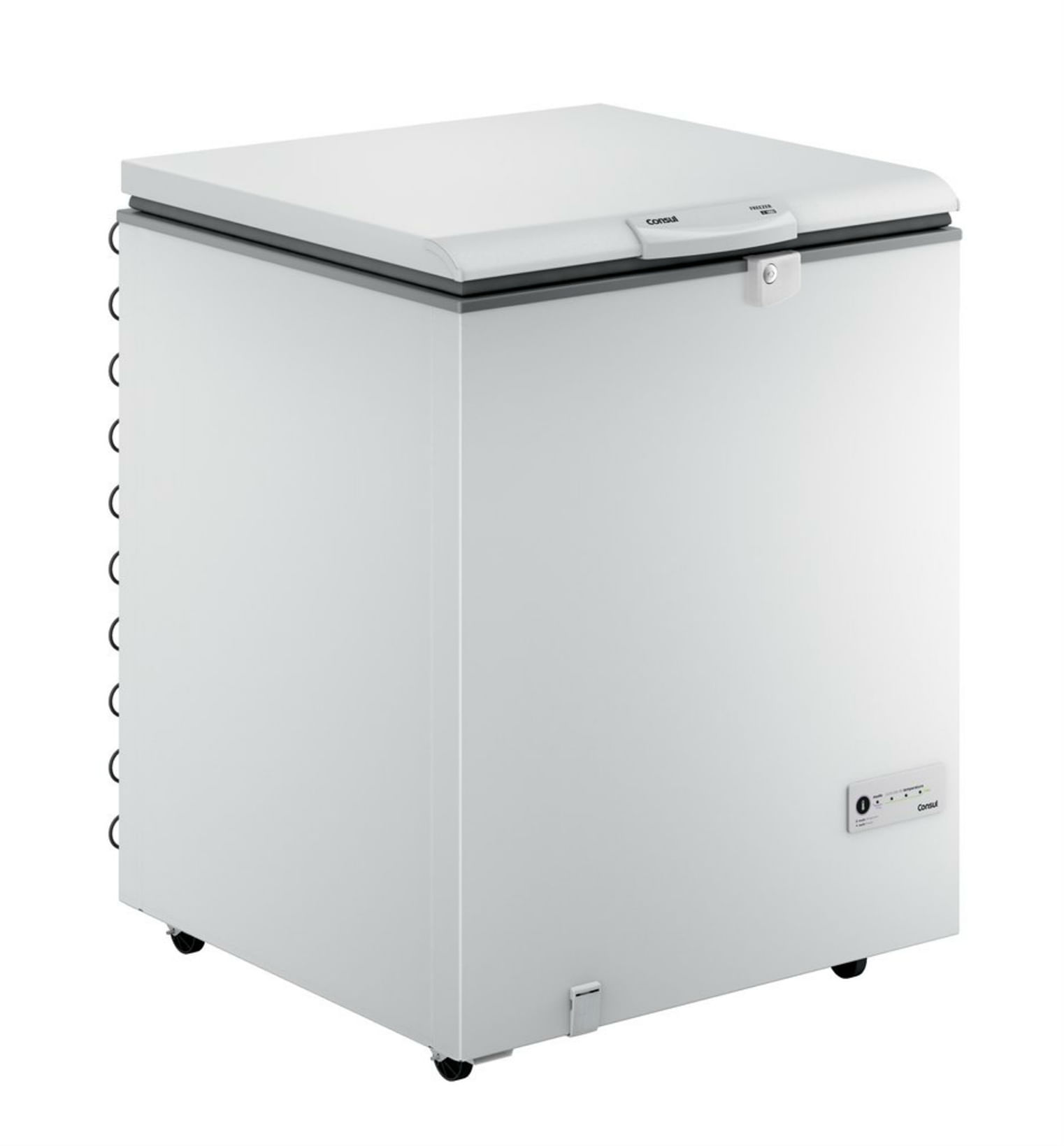 O Freezer Horizontal CHA22 com 220 litros possui controle eletrônico, para você programar a temperatura facilmente e escolher entre os modos freezer ou refrigerador. É prático e econômico, pois possui classificação energética A.