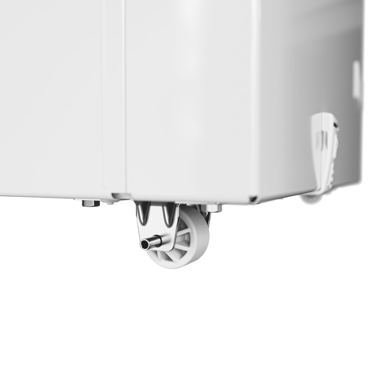 O freezer que se adapta ao seu espaço! As rodinhas e pés reguláveis possibilitam a você movimentar o seu freezer como e onde achar melhor, além de facilitar na hora da limpeza.
