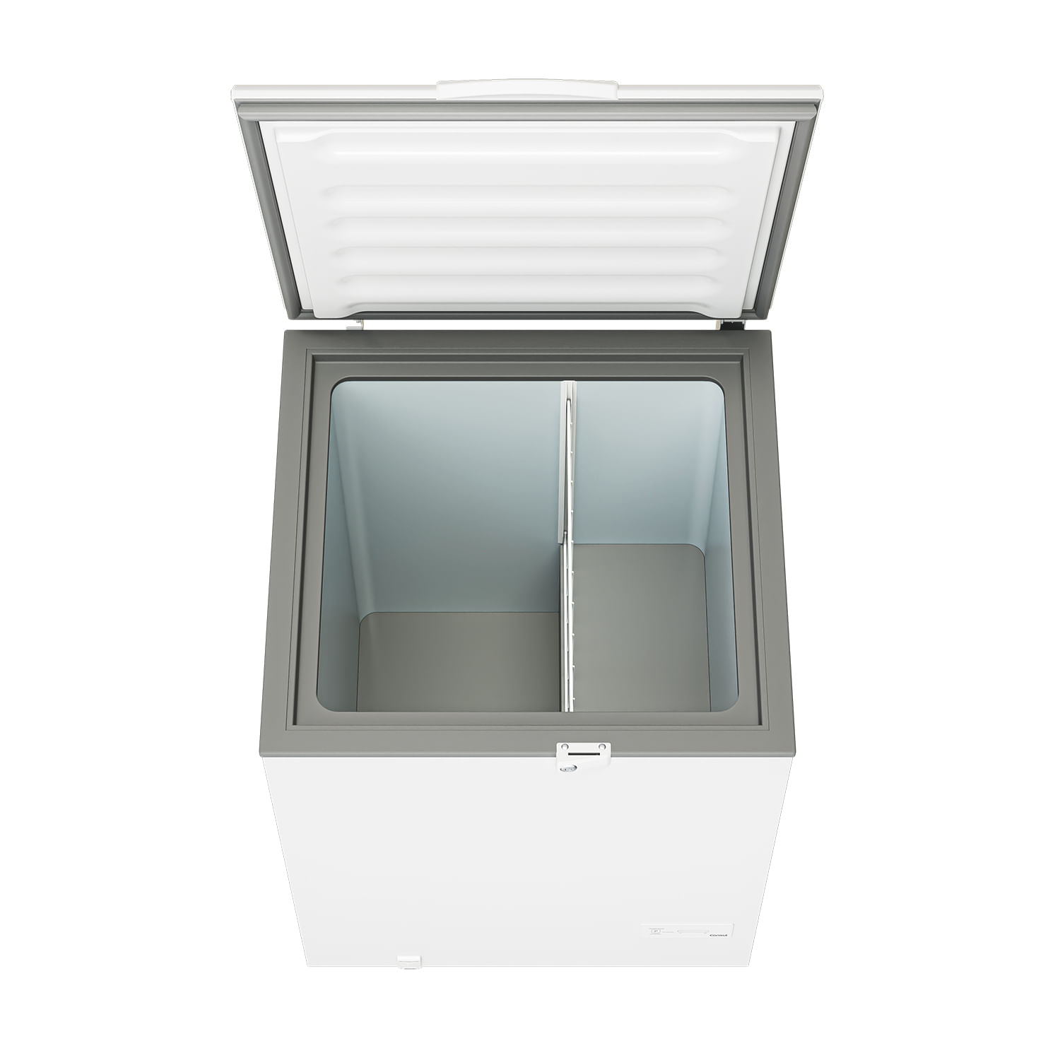 O interior feito de material resistente à corrosão, para o seu freezer durar muito mais.