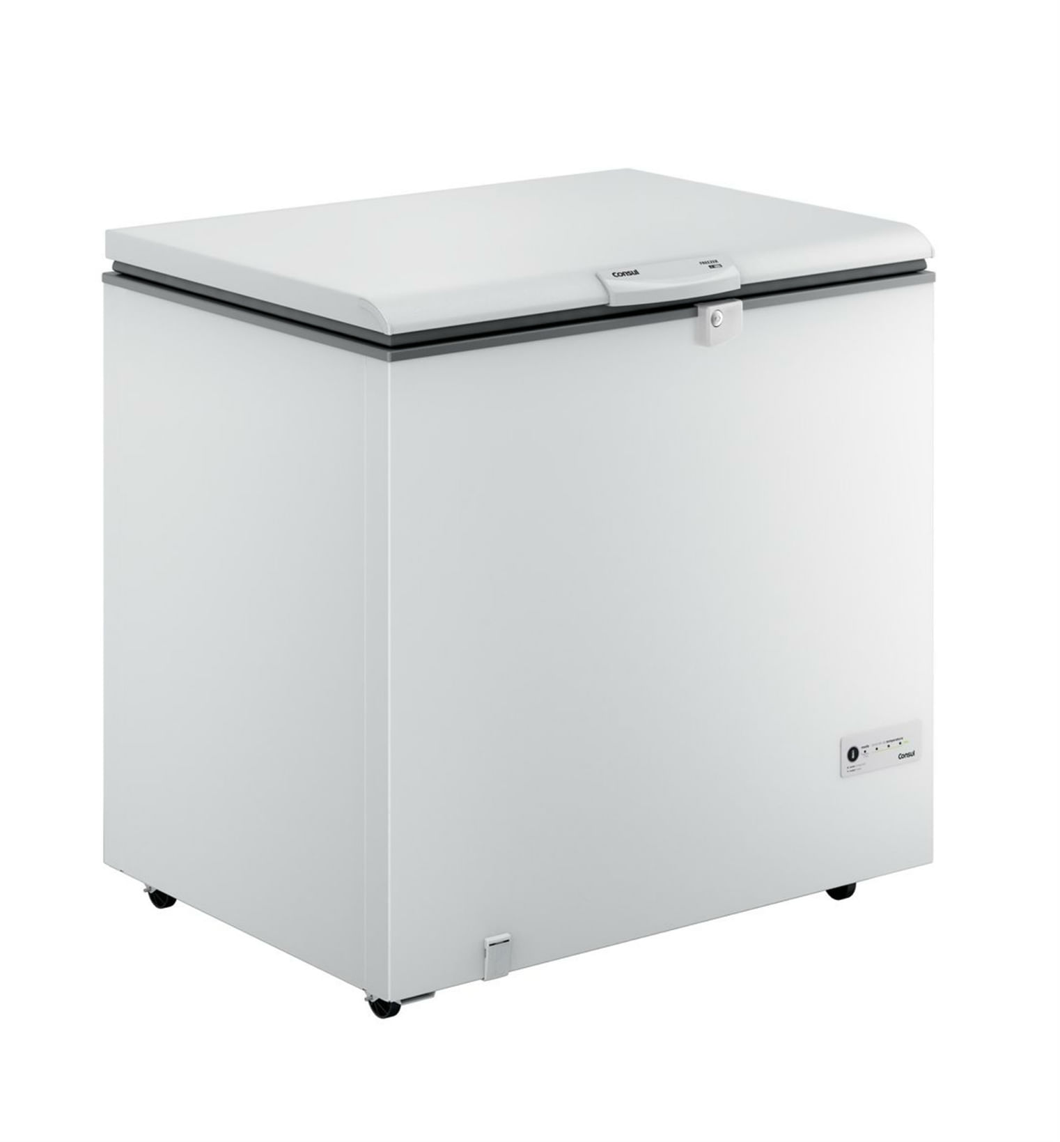 Controle eletrônico para você programar a temperatura facilmente e escolher entre os modos freezer ou refrigerador. É prático e econômico, pois possui classificação energética A.