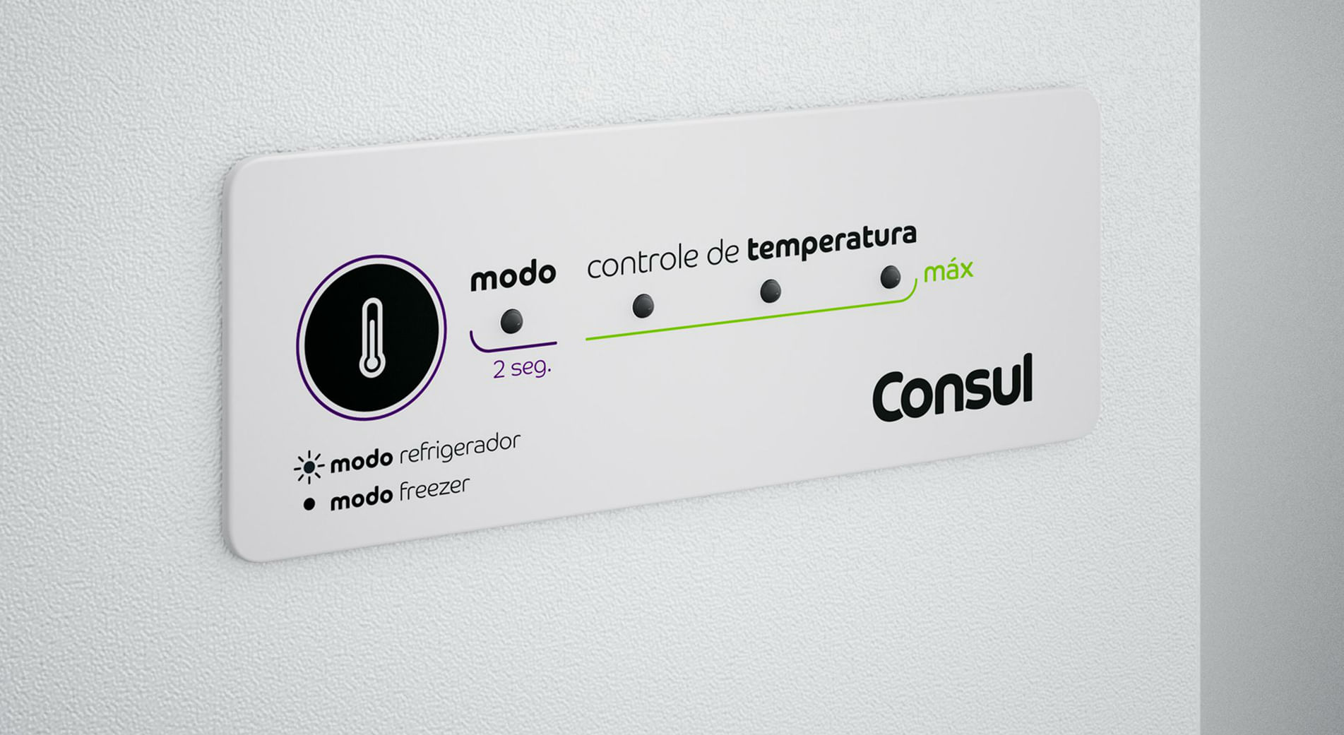 Programe a temperatura desejada em apenas um toque e escolha entre os modos freezer ou refrigerador, de acordo com a sua necessidade.