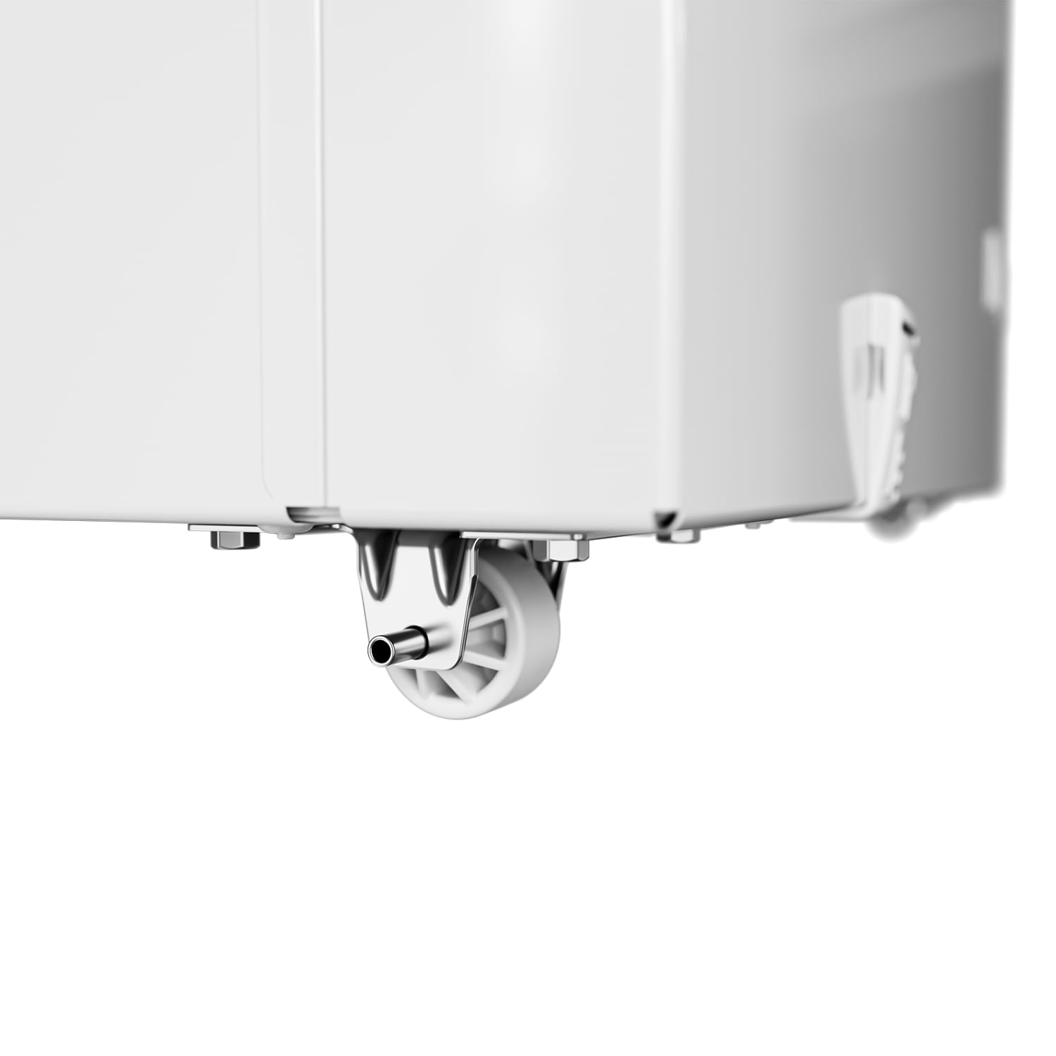 O freezer que se adapta ao seu espaço! As rodinhas e pés reguláveis possibilitam a você movimentar o seu freezer como e onde achar melhor, além de facilitar na hora da limpeza.