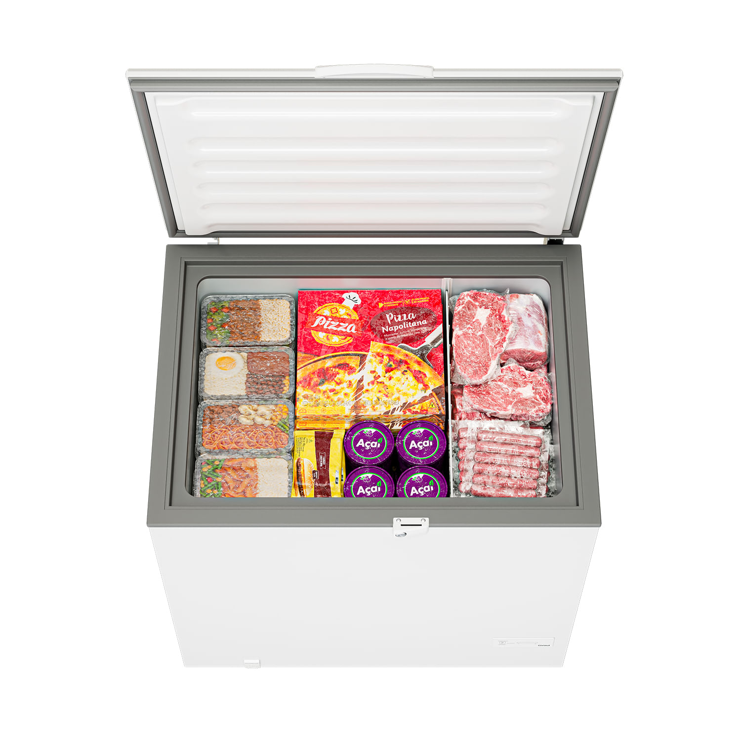 Seus alimentos mais fáceis de encontrar. Com a Grade Organizadora, você garante todos os alimentos no seu devido lugar.
