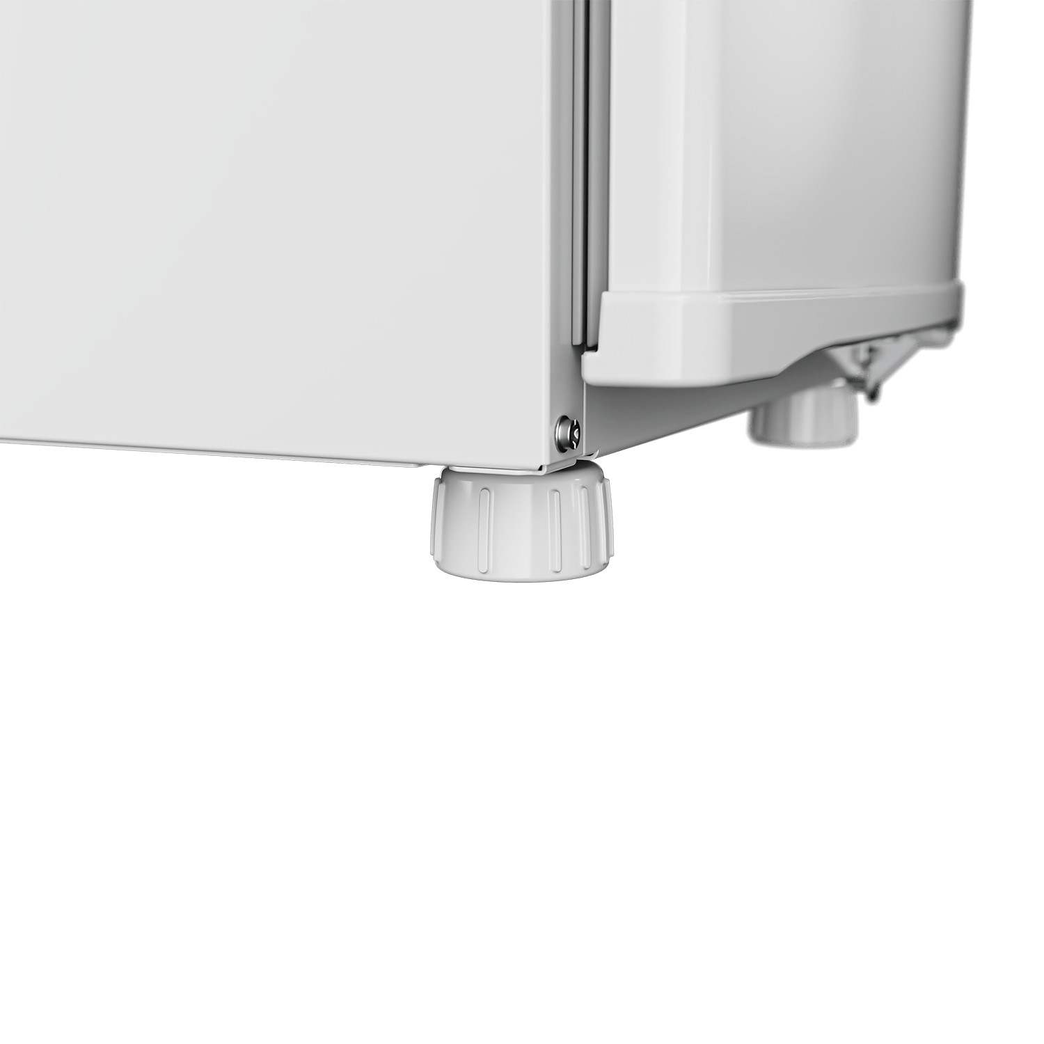 O freezer que se adapta ao seu espaço! Instale e acomode seu freezer de forma prática, basta girar os pés até tocarem o chão. Fácil, né?
