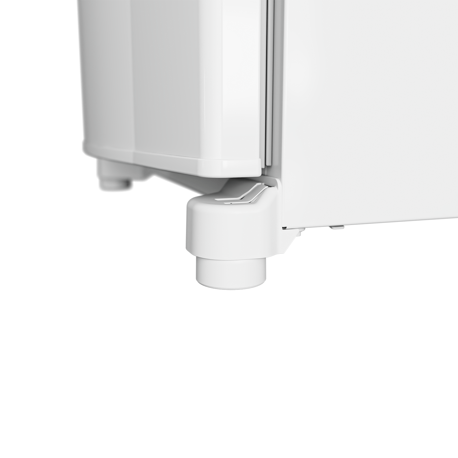 O freezer que se adapta ao seu espaço! As rodinhas e pés reguláveis[4] possibilitam a você movimentar e acomodar o seu freezer como e onde achar melhor, além de facilitar na hora da limpeza.