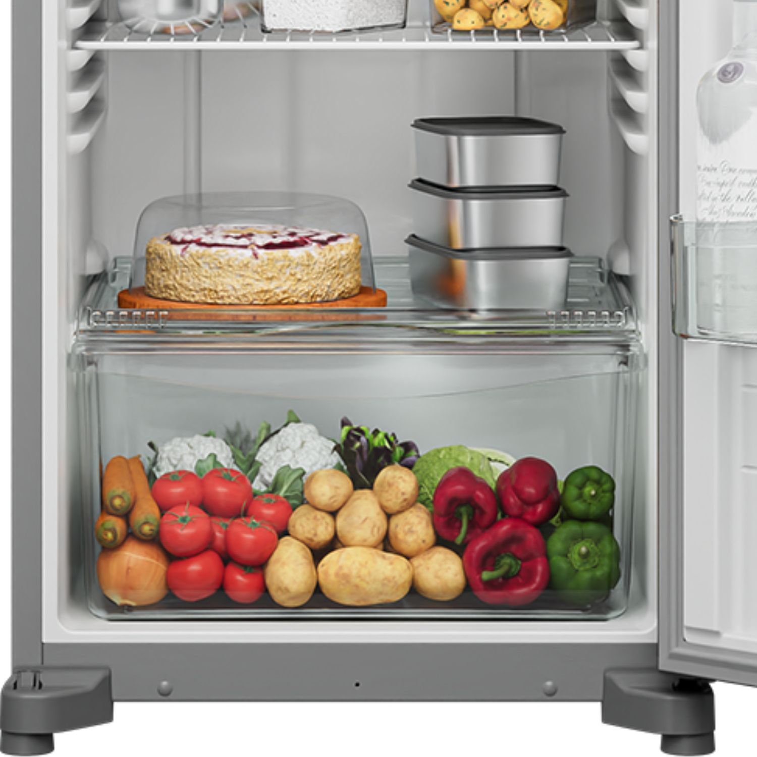 Deixa suas frutas, verduras e legumes organizados, mantendo-os fresquinhos.