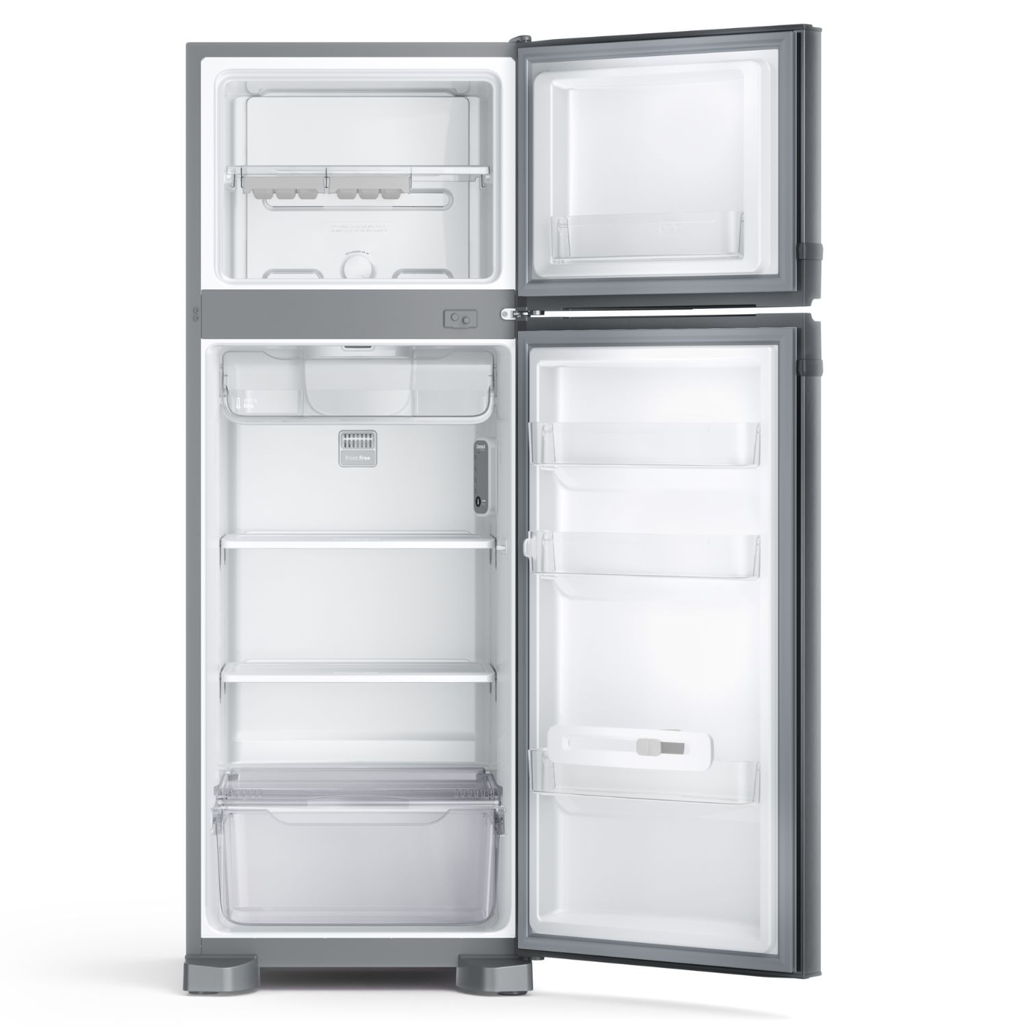 Sabe quando chega a hora de limpar a geladeira e você precisa esperar ela descongelar inteira? Então, com uma geladeira Frost Free nada disso acontece! Isso por que ela possui uma  tecnologia avançada que faz com que nunca se forme gelo nas paredes do congelador. Ou seja: você não precisa descongelar nunca.