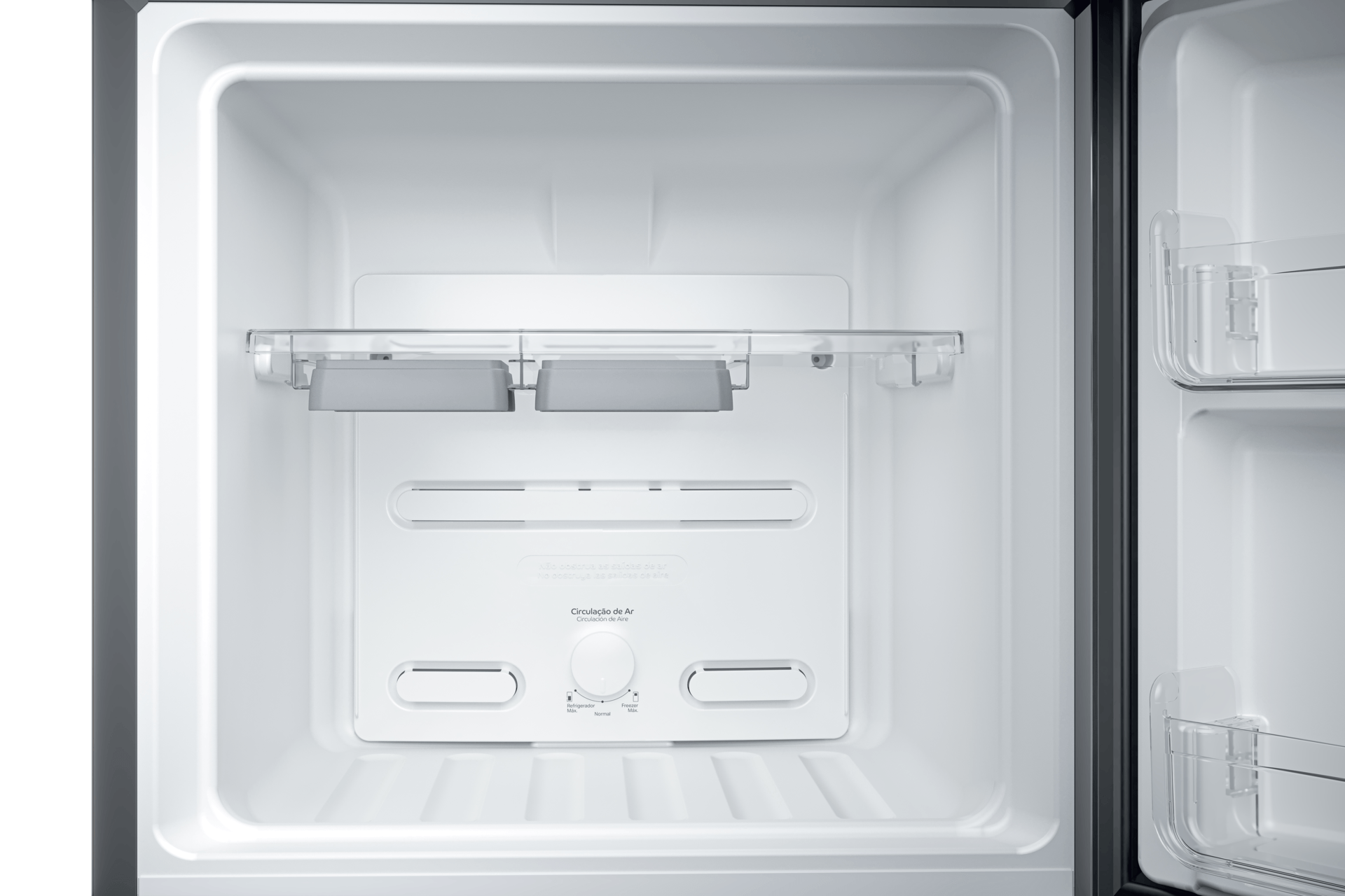 Ocupa menos espaço do seu freezer.