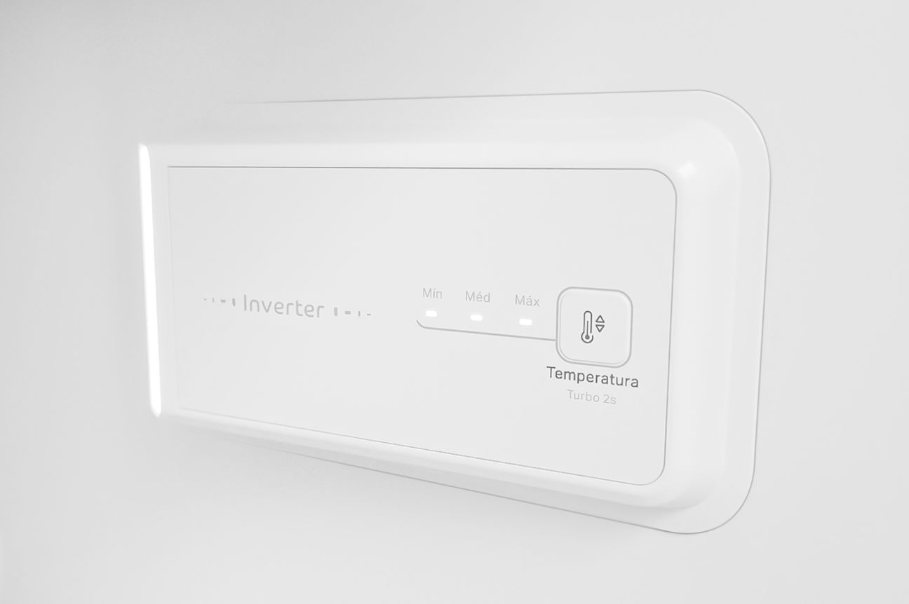 A tecnologia Inverter te ajuda a economizar até 38% de energia[1]. É a Consul garantindo sua conta de luz mais barata, a compra do mês durando mais, e uma cozinha mais silenciosa!