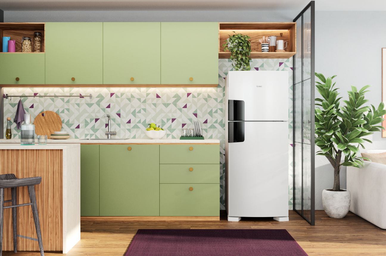 Sua geladeira com eficiência energética comprovada que economiza até 20% de energia elétrica no ano.[1]