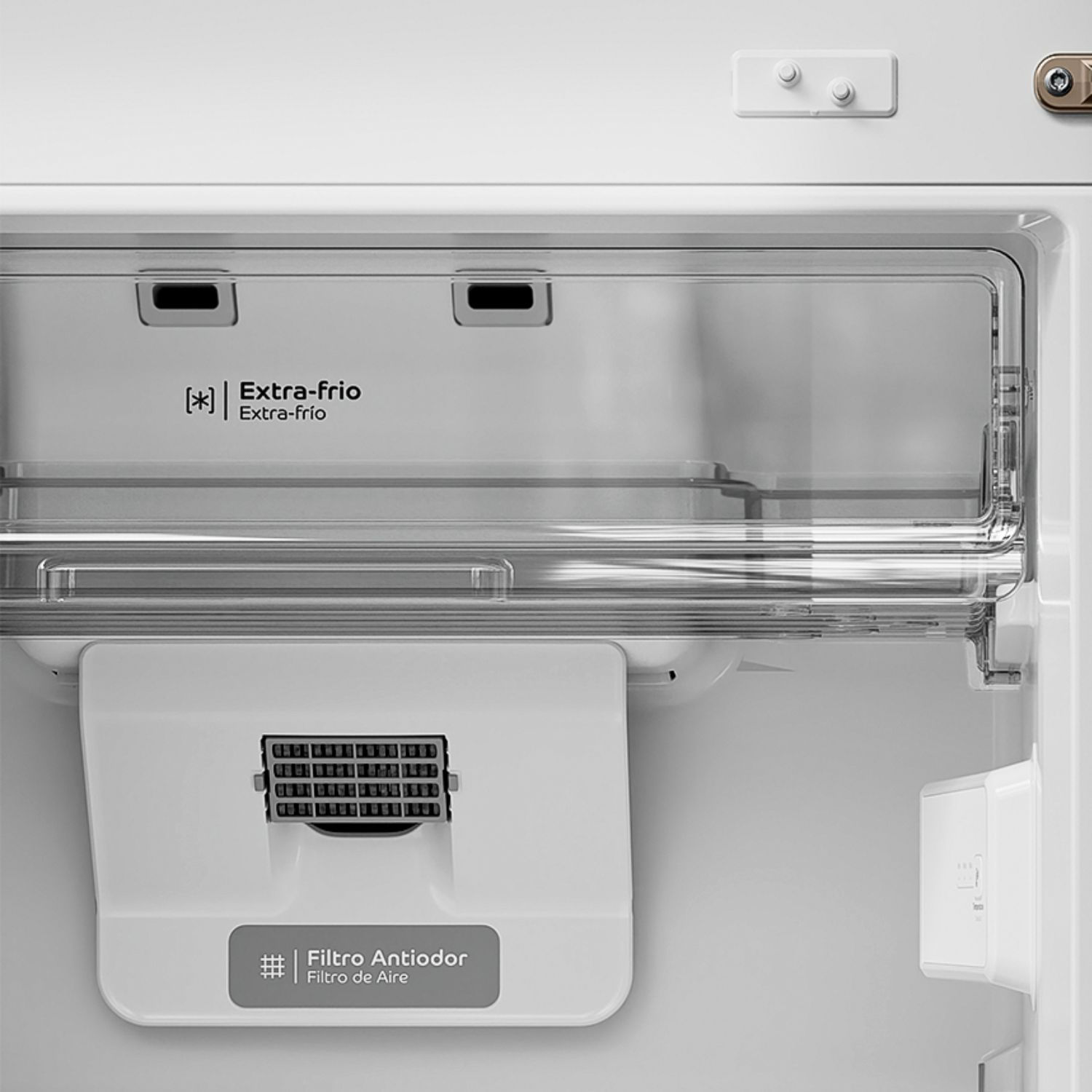 Espaço reservado para guardar alimentos frescos que precisam de maior refrigeração e cuidado, como frios e laticínios.
