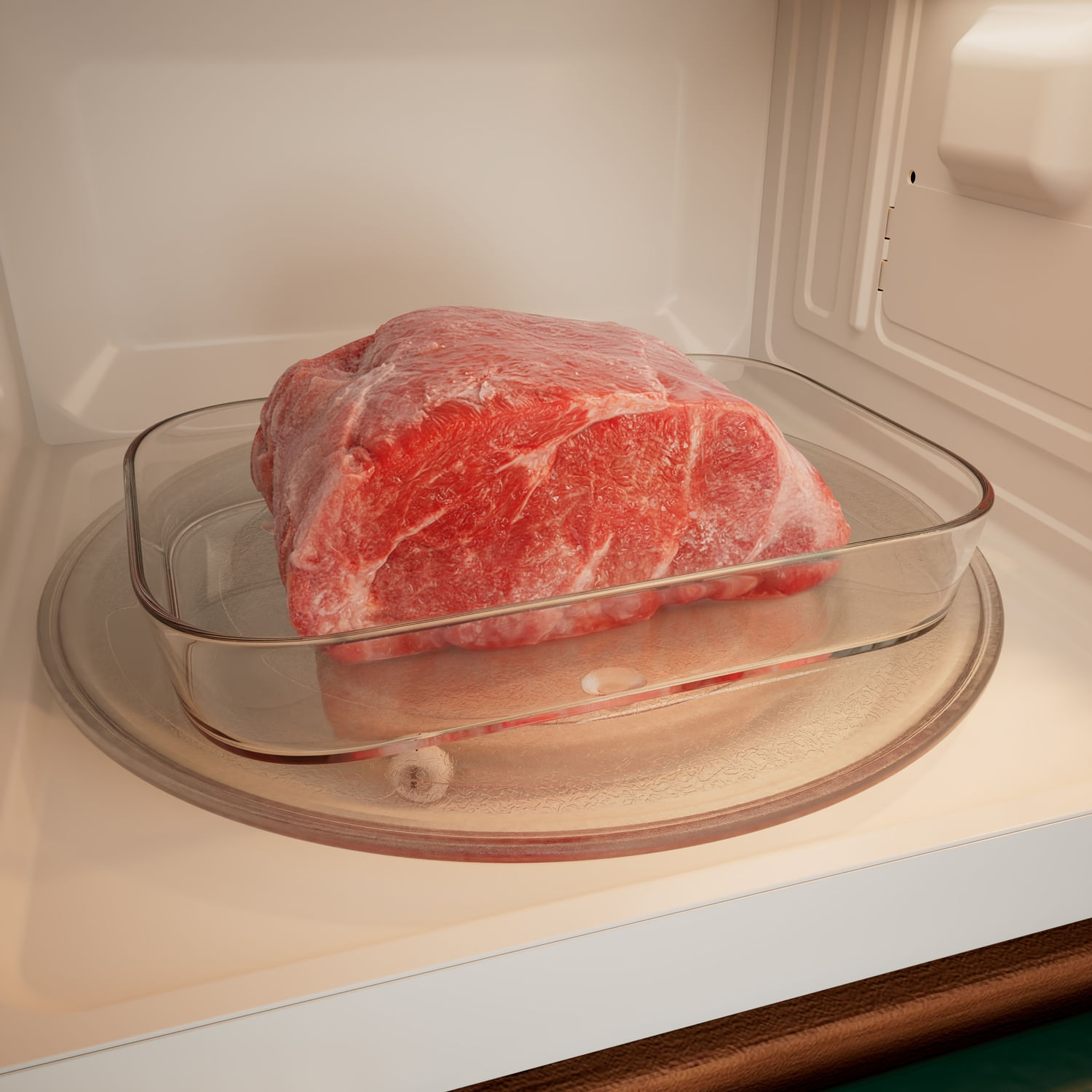 A salvação pra quando esquecer de tirar o alimento do freezer. Seja carne, frango, peixe ou feijão, em poucos minutos, você descongela tudo sem partes frias e no ponto certo. Se o planejamento falhou, seu micro-ondas resolve rapidinho.