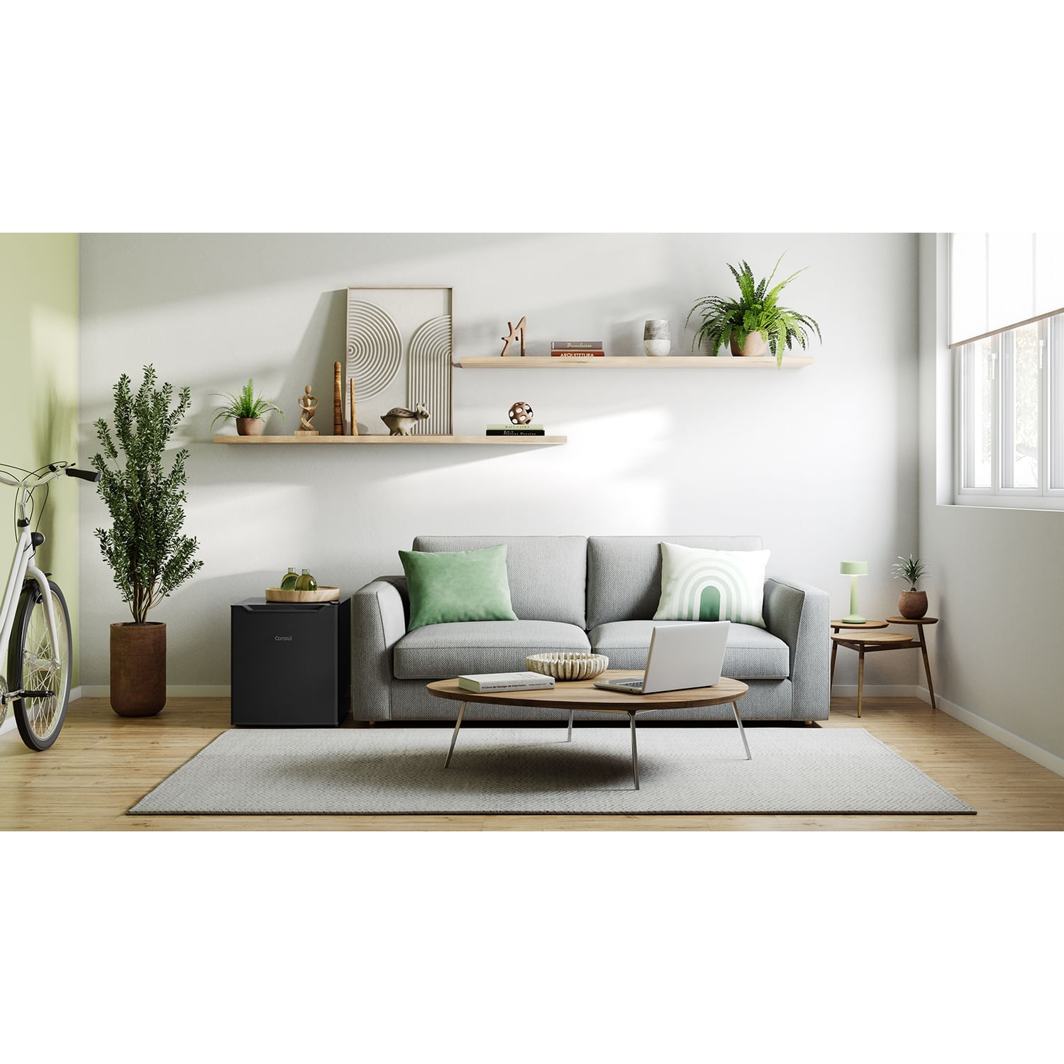 Se encaixa perfeitamente no seu dia a dia e em qualquer ambiente. Espaçoso por dentro e ainda cabe onde você quiser: da sala ao quarto.