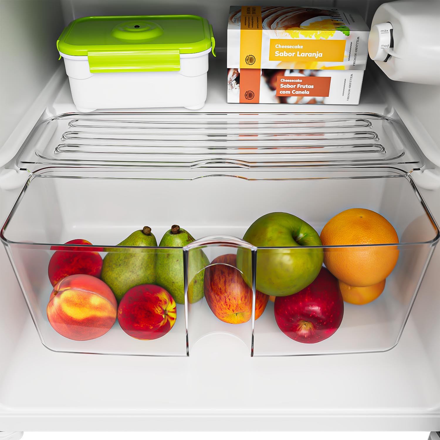 Um espaço para ter frutas e verduras fresquinhas, organizadas e sempre à mão, em qualquer lugar da casa.