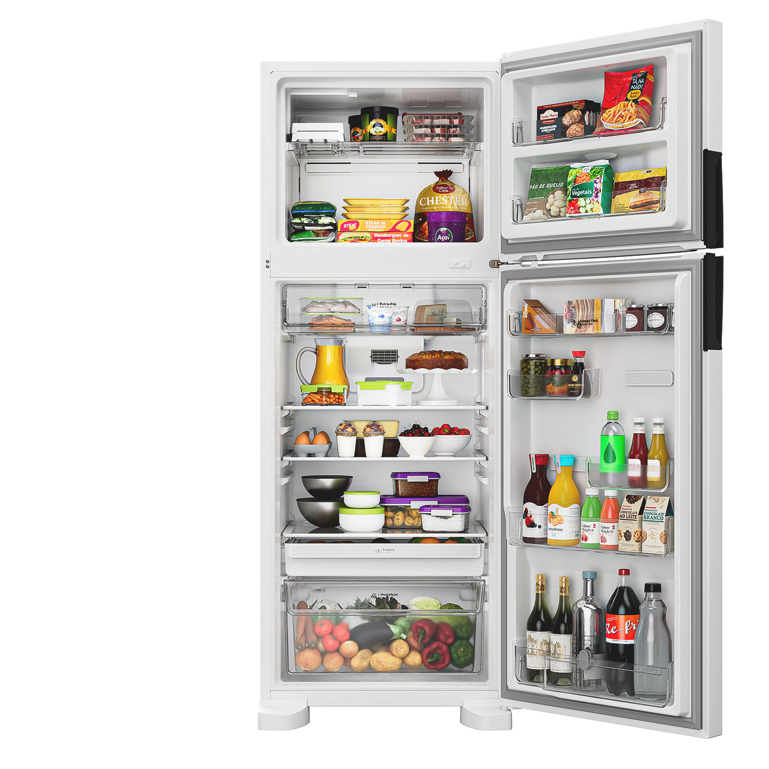 Espaço reservado para guardar alimentos frescos que precisam de maior refrigeração e cuidado, como frios e laticínios.