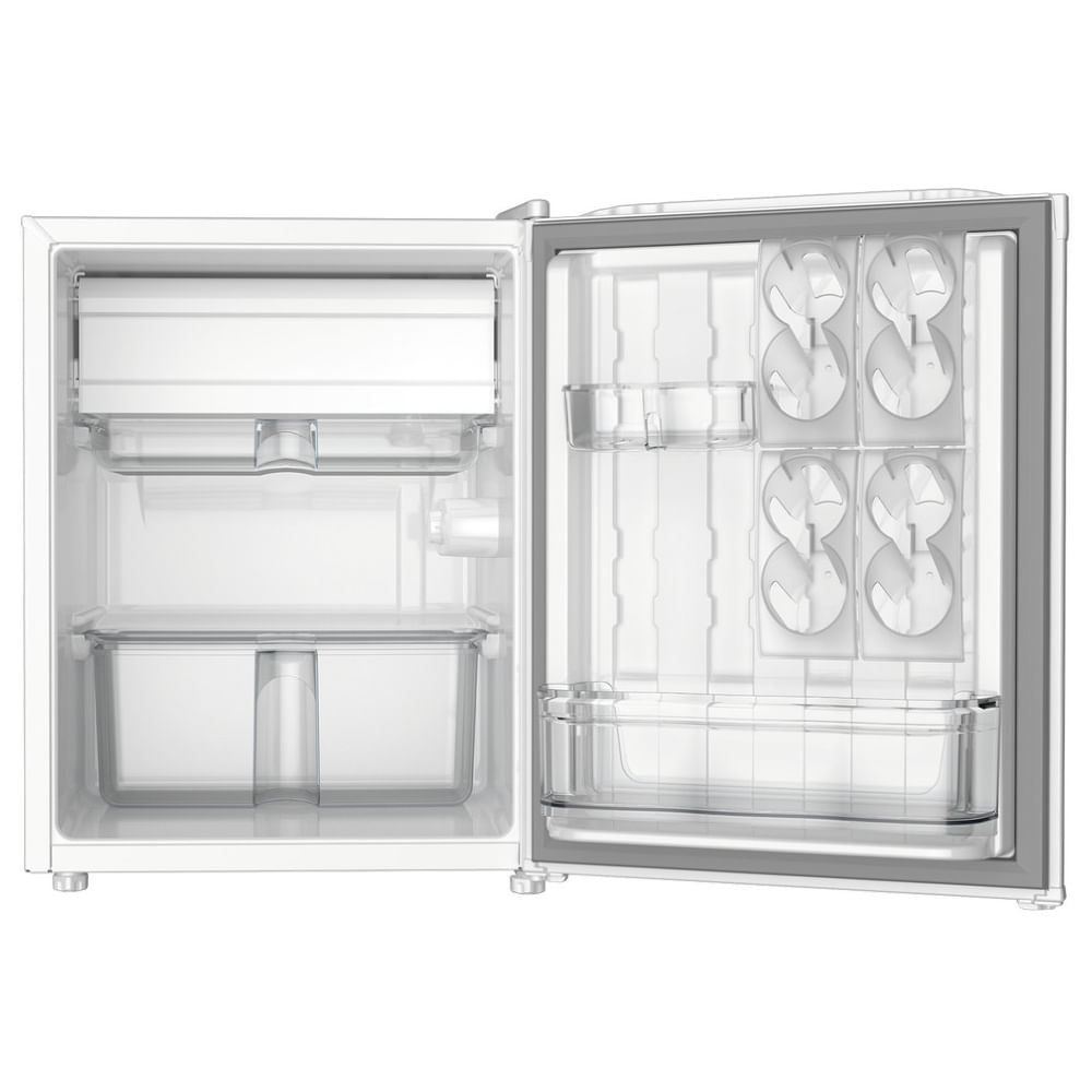 O Frigobar Consul é perfeito para quem não abre mão de um lanchinho ou uma bebida bem gelada a qualquer hora. Compacto, cabe em qualquer canto e tem o espaço ideal para tudo o que você precisa.