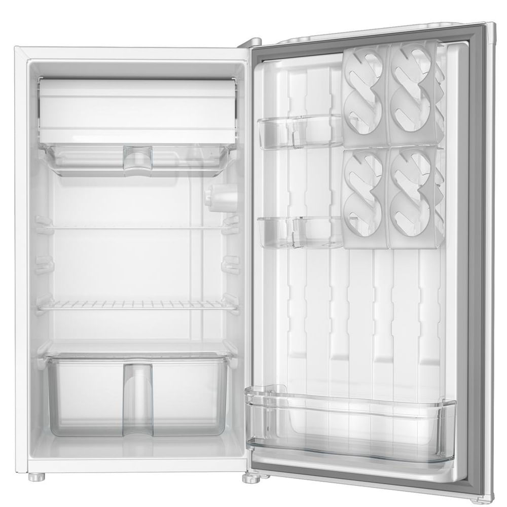 O Frigobar Consul é perfeito para quem não abre mão de um lanchinho ou uma bebida bem gelada a qualquer hora. Compacto, cabe em qualquer canto e tem o espaço ideal para tudo o que você precisa.