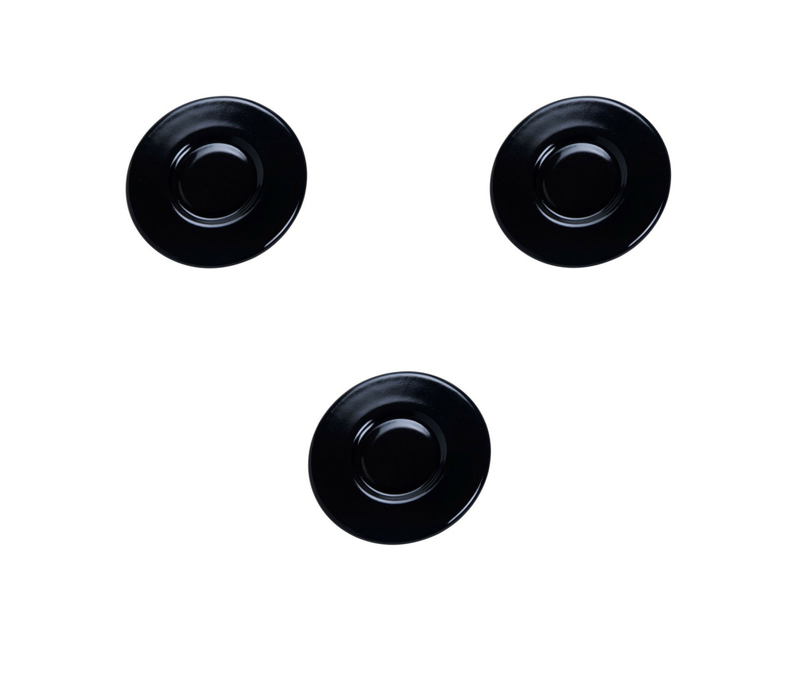 Combo 3 Capas Do Queimador De Boca Pequena Para Fogão E Cooktop - Cj-326055047_1 Cj-326055047_2