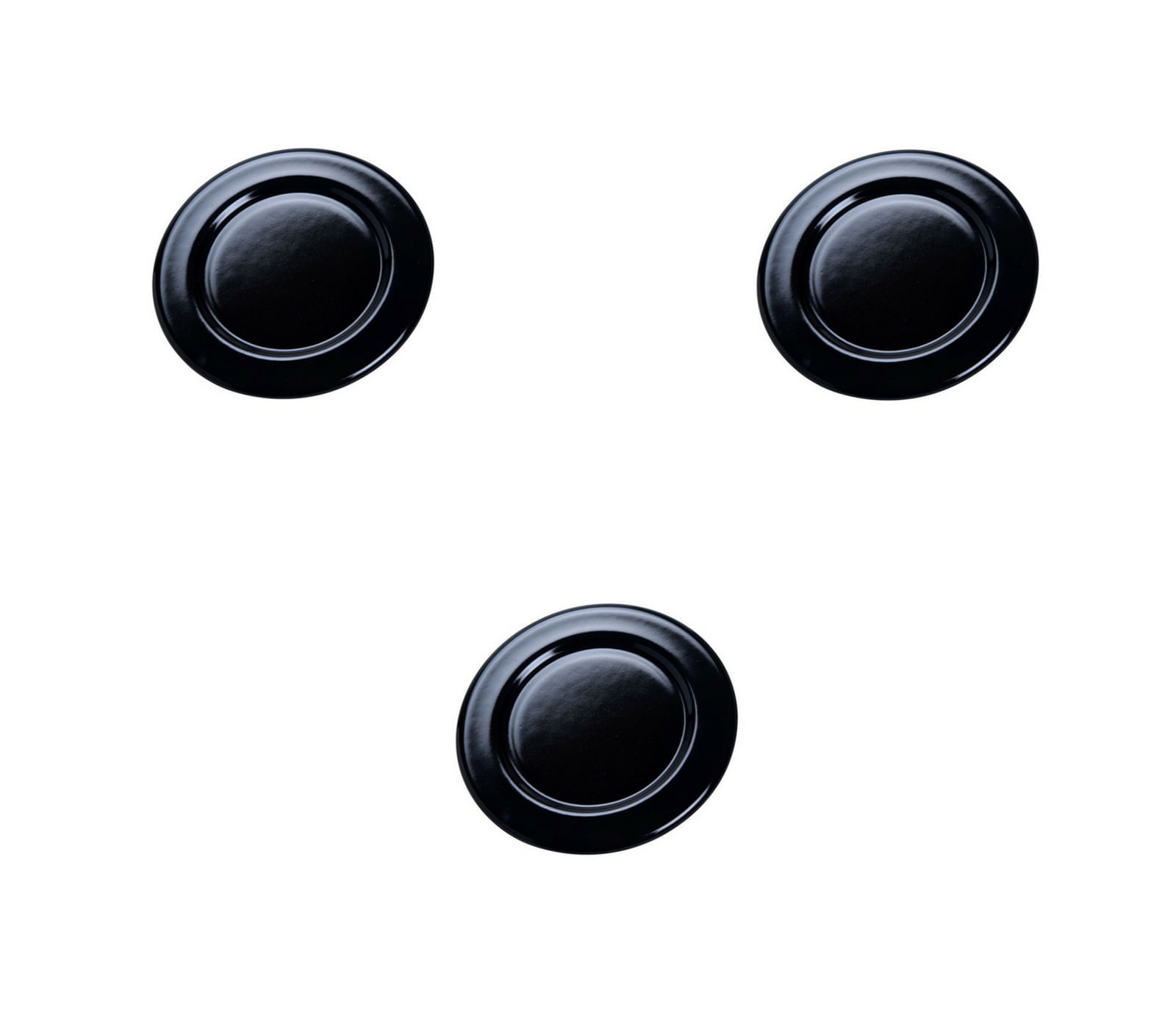 Combo 3 Capas Do Queimador De Boca Grande Para Fogão E Cooktop - Cj-W10328198_2 Cj-W10328198_2