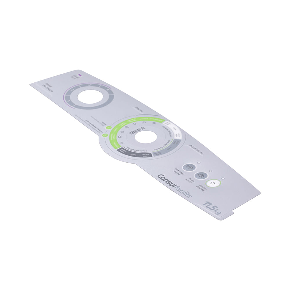 Painel De Controle Decorativo Para Máquina De Lavar Consul - W10917243 W10917243
