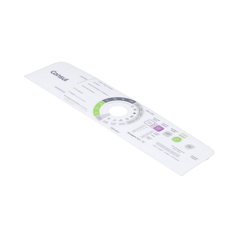 Painel De Controle Decorativo Para Máquina De Lavar Consul - W10751204 W10751204