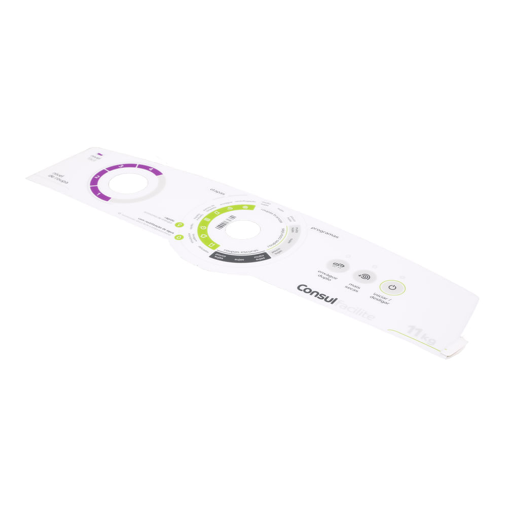 Painel De Controle Decorativo Para Máquina De Lavar Consul - W10917242 W10917242