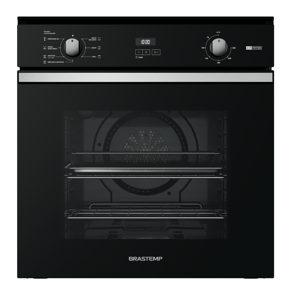 Forno De Embutir Elétrico Com Função Air Fryer Brastemp - Bof84ae 220V