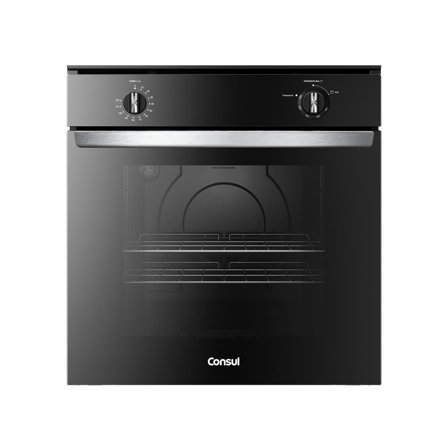 Forno De Embutir A Gás 78 Litros Preto Com Grill - Coa84ce 220V