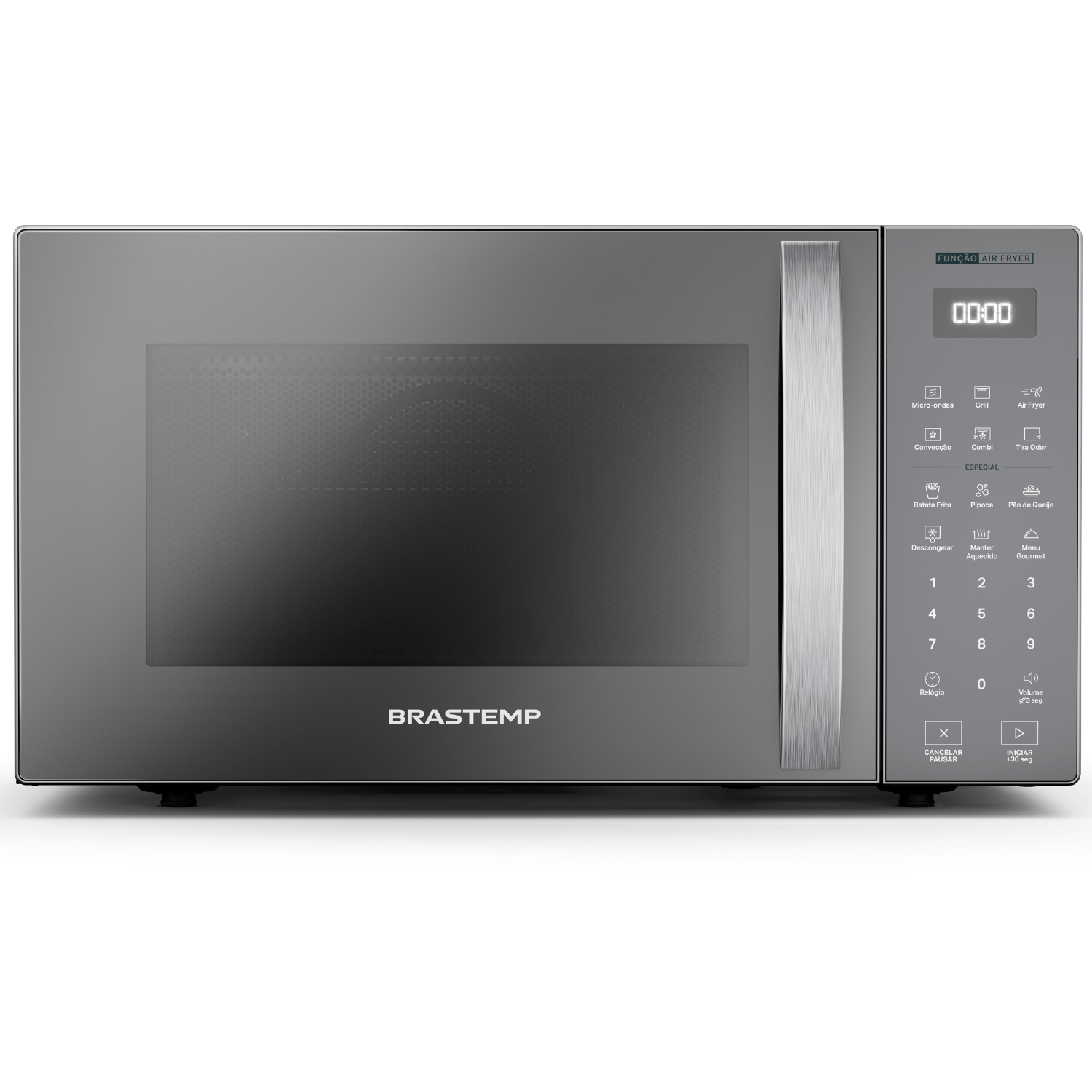 Micro-Ondas Air Fryer Brastemp Inox 29 Litros - Bmc29ar 220V