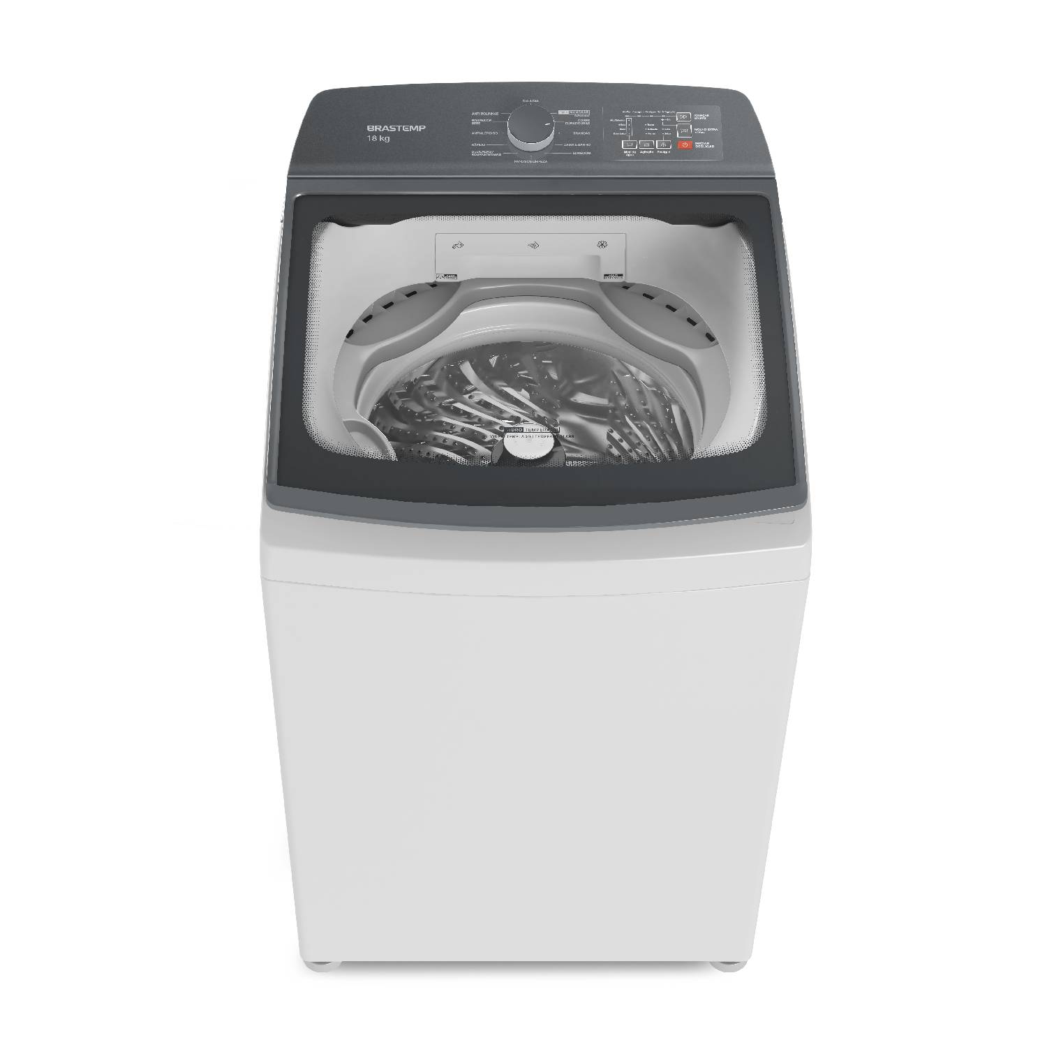 Máquina De Lavar Brastemp 18Kg Branca Com Ciclo Tira Manchas Advanced E Ciclo Antibolinhas - Bwf18ab 220V
