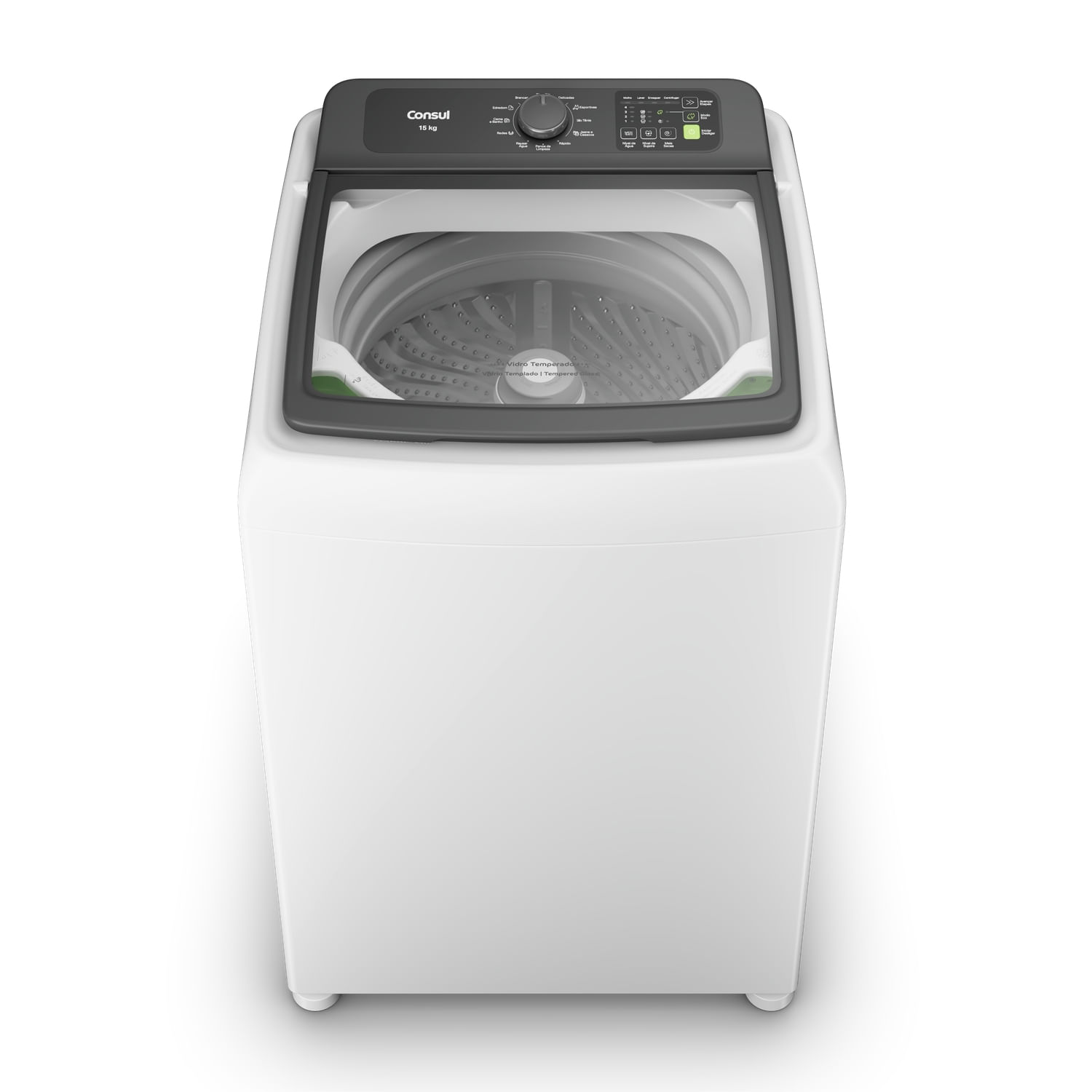 Máquina De Lavar Consul 15Kg Branca Com Modo Eco - Cwn15ab 220V