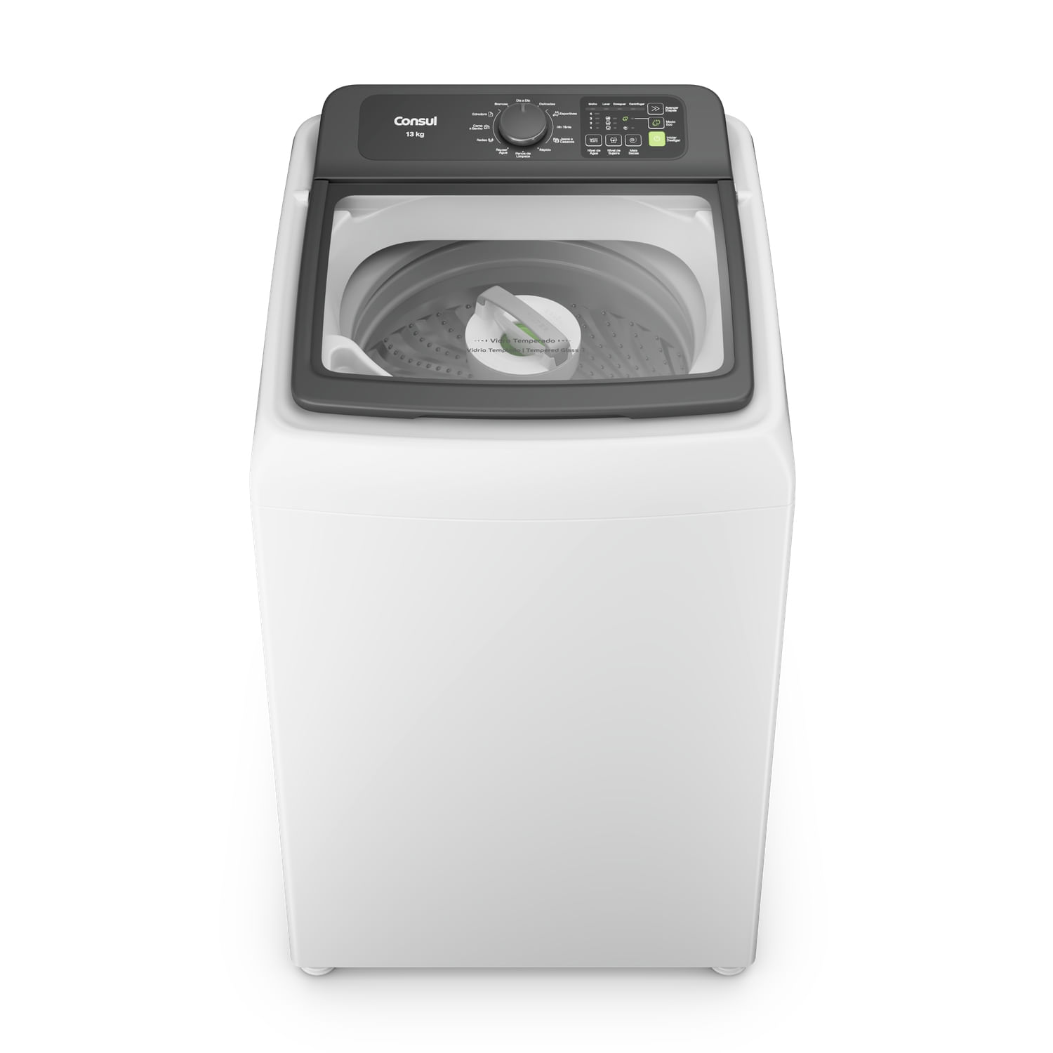 Máquina De Lavar Consul 13Kg Branca Com Modo Eco - Cwn13ab 110V