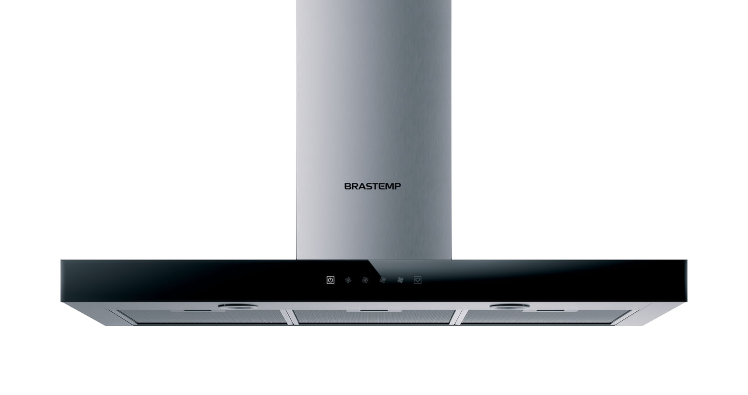Coifa Tbox Parede Brastemp 90cm Inox - Bae90ar 110V