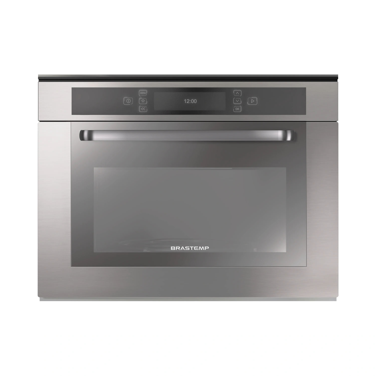 Micro-Ondas Brastemp De Embutir 40 Litros Cor Inox Com Grill - Bmo40ar 220V