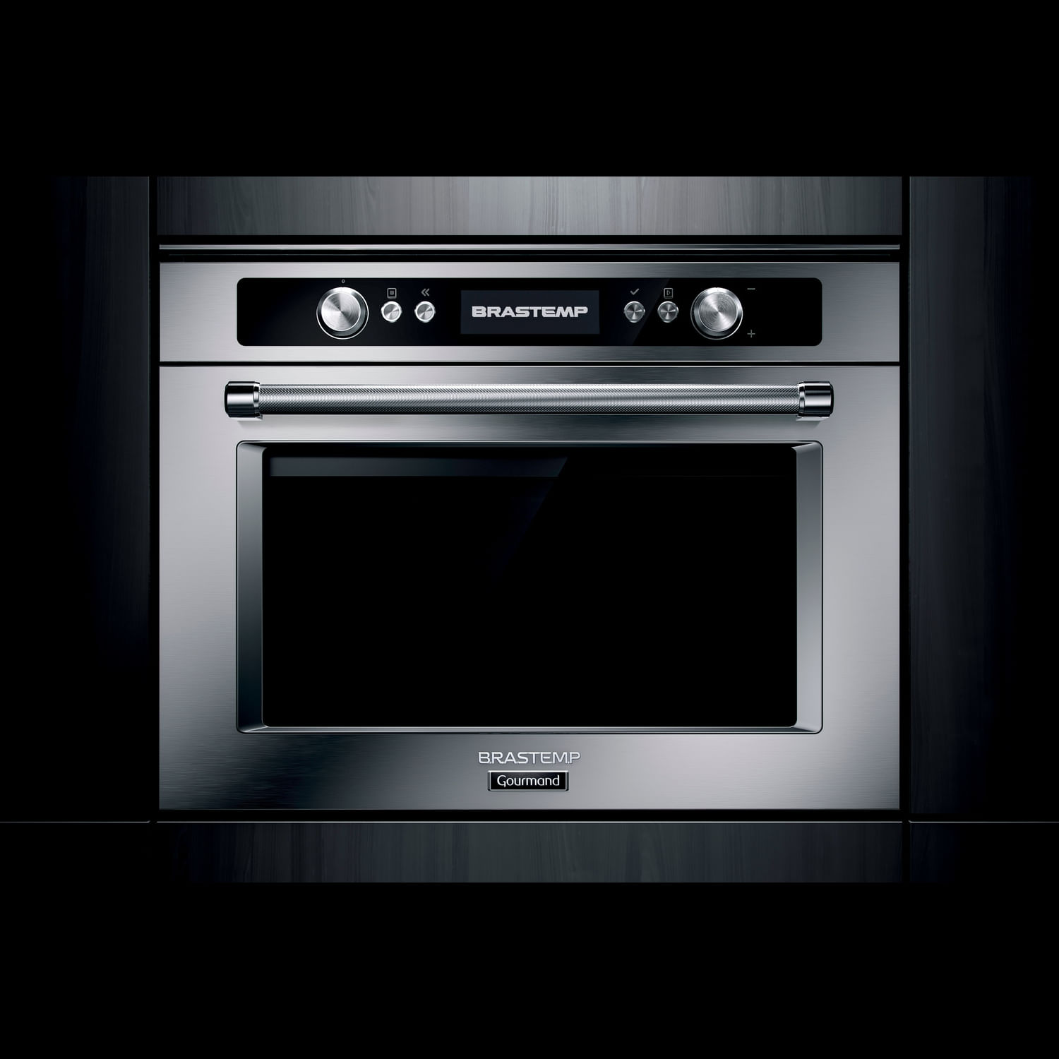 Micro-Ondas De Embutir Brastemp Gourmand 40 Litros Inox Com Sistema 3D E Sensor Cooking - Bmo45ar 220V