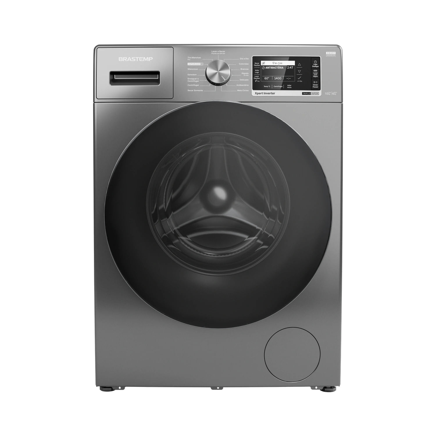 Lava E Seca Brastemp 10Kg/6Kg Titanium Com Smart Sensor E Triplo Vapor - Bnc10as 220V