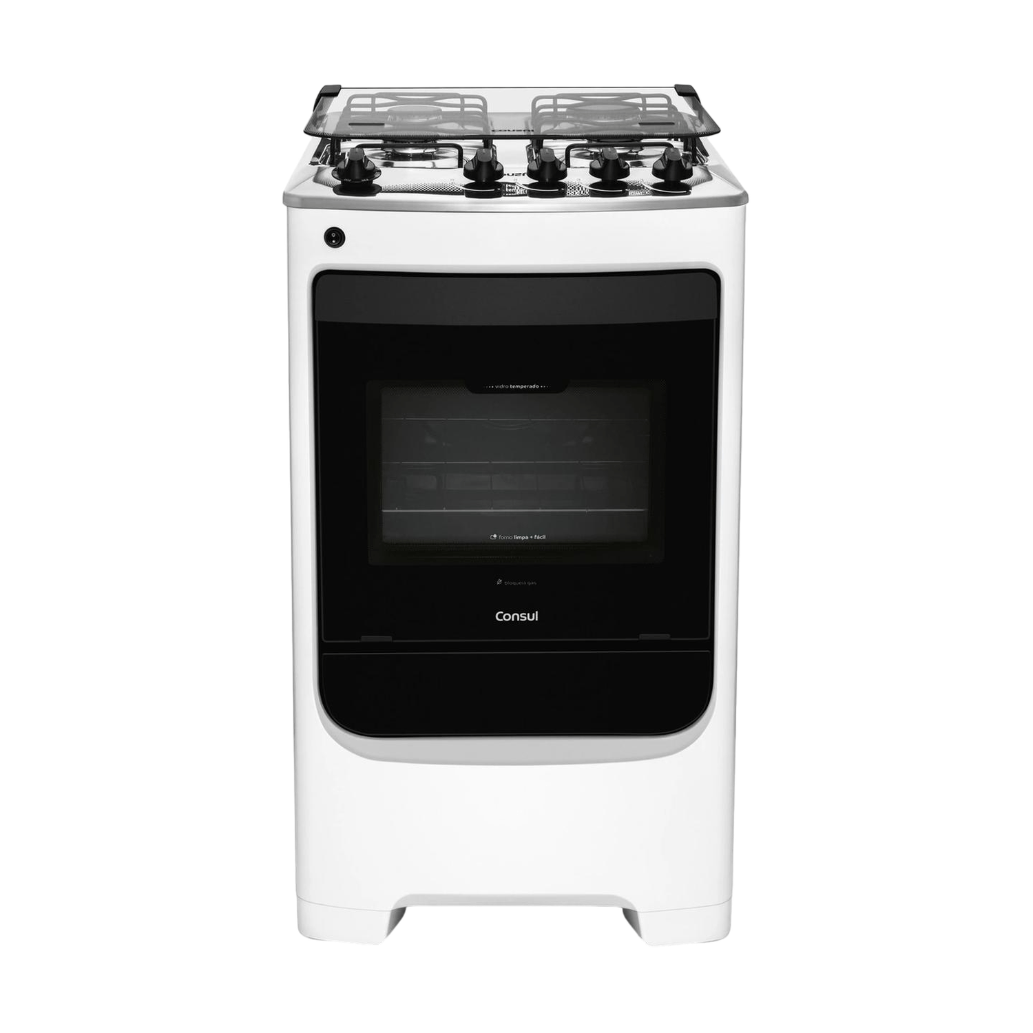 Fogão Consul 4 Bocas Branco Com Acendimento Automático - Cfo4nab Bivolt