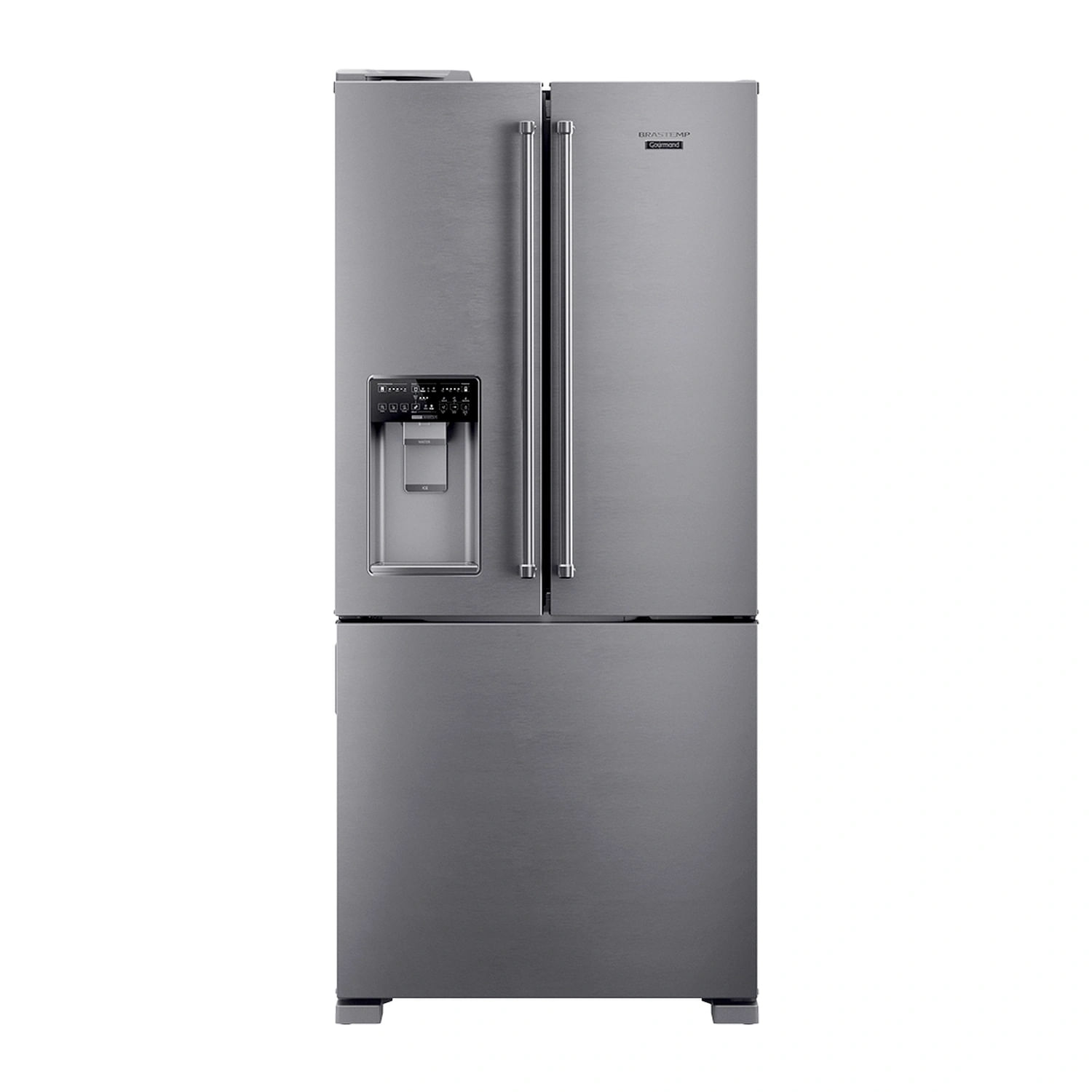 Brh86mr - Geladeira Brastemp Gourmand Frost Free French Door Inox Com Água E Gelo Na Porta - Brh86mr 220V