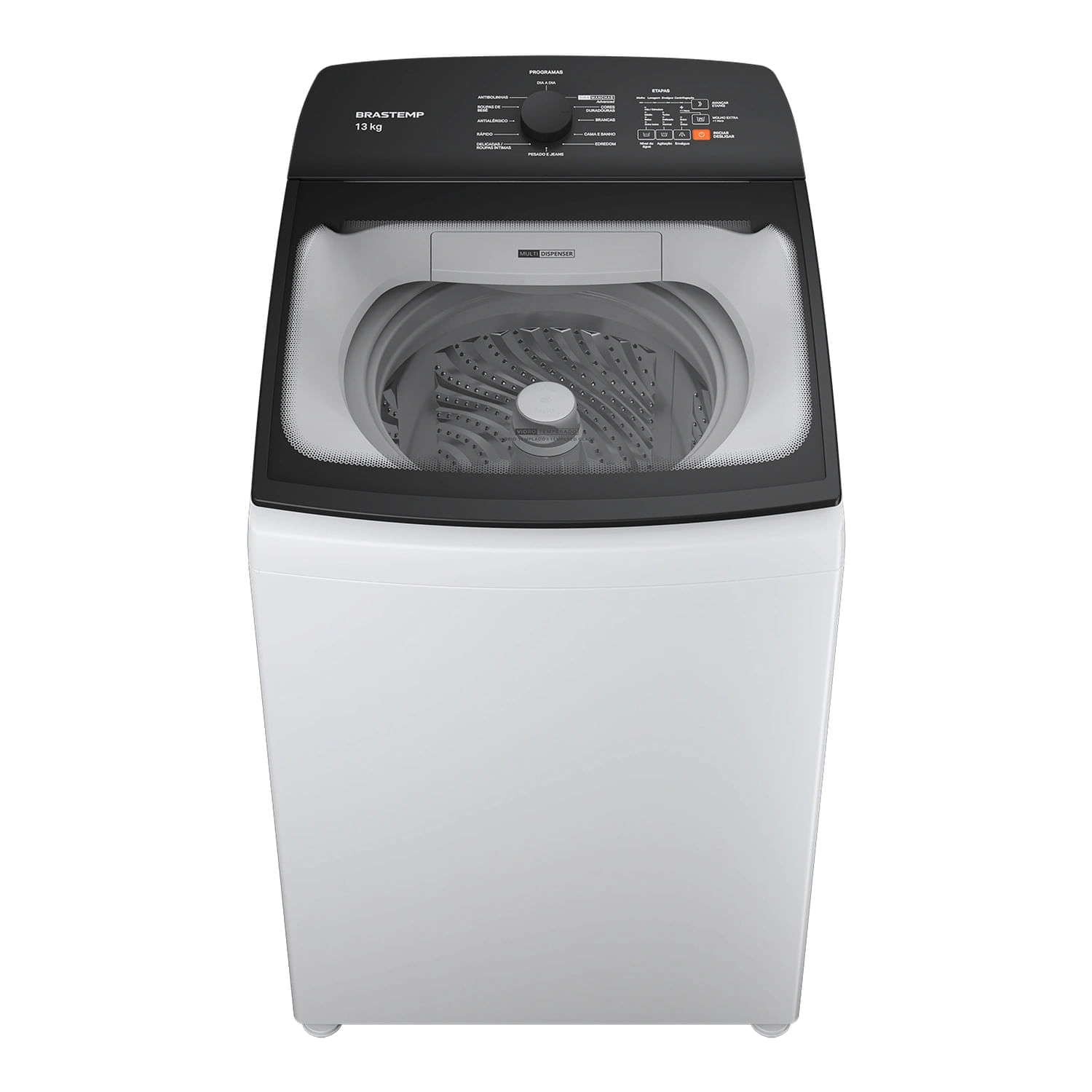 Máquina De Lavar Brastemp 13Kg Branca Com Ciclo Tira Manchas Advanced E Ciclo Antibolinha - Bwm13ab 220V